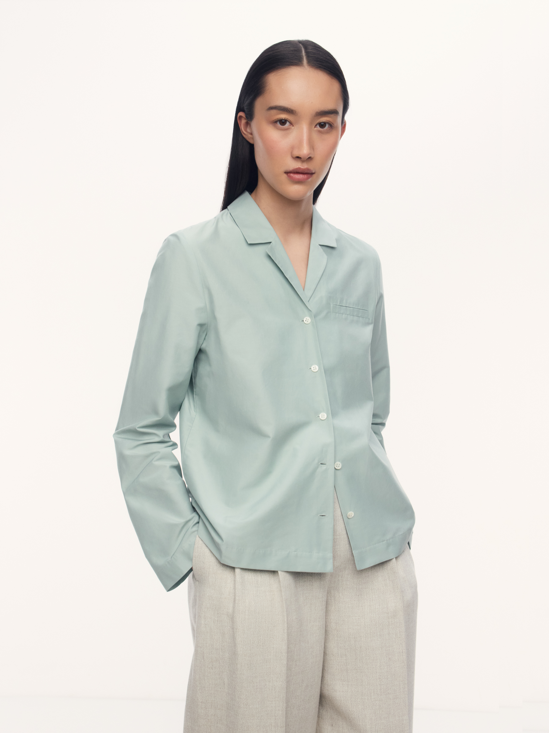 Рубашка Kelly из хлопка и шелка