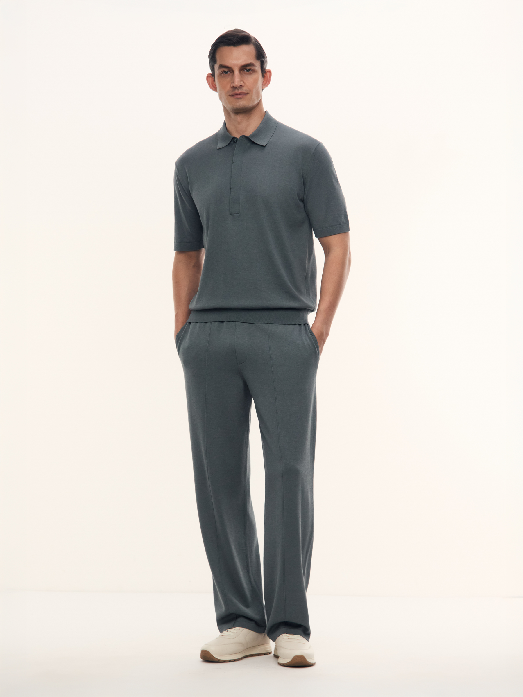 Брюки Lumen из шелка и хлопка