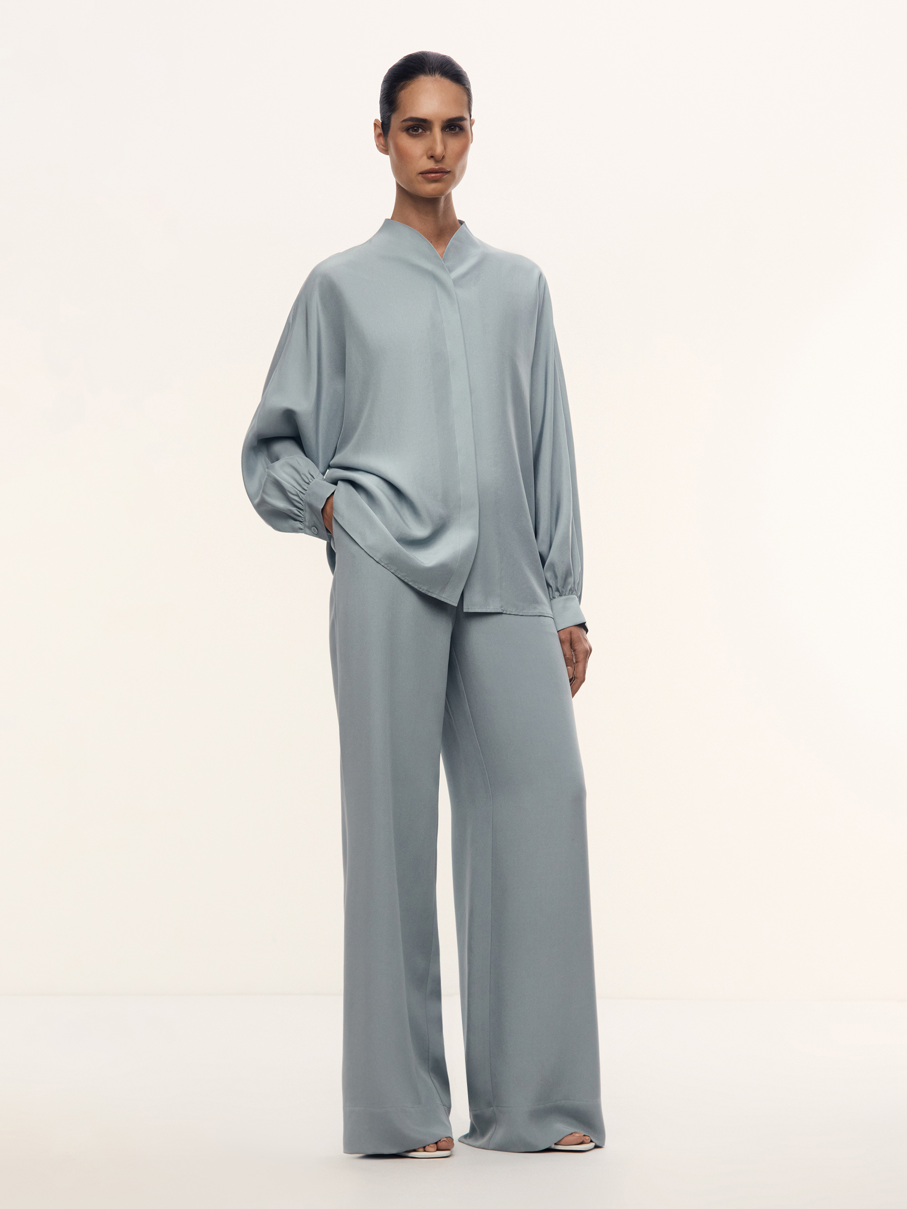 Брюки Alice Blue из шелка