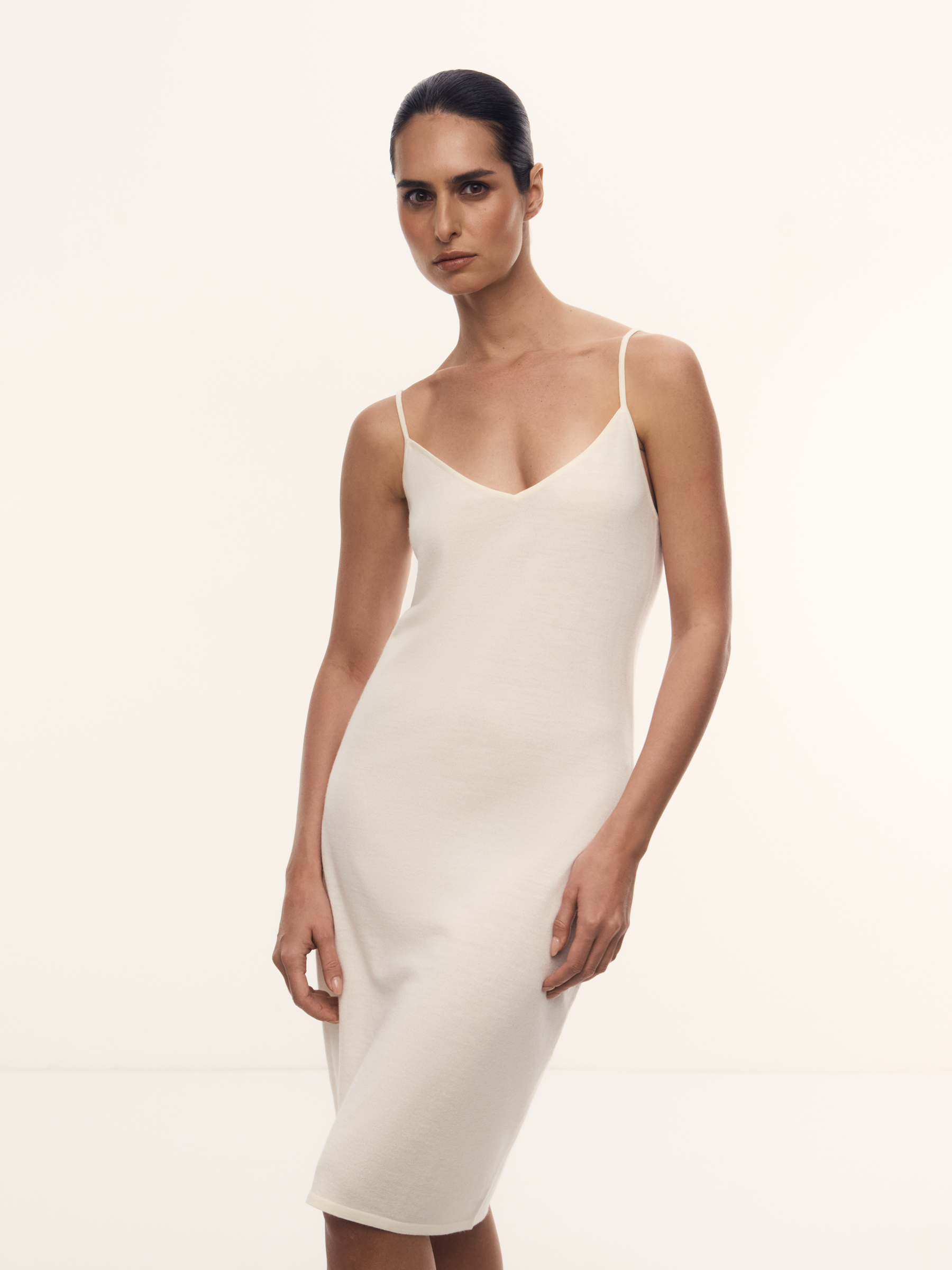 Платье Rosie из шерсти и шелка