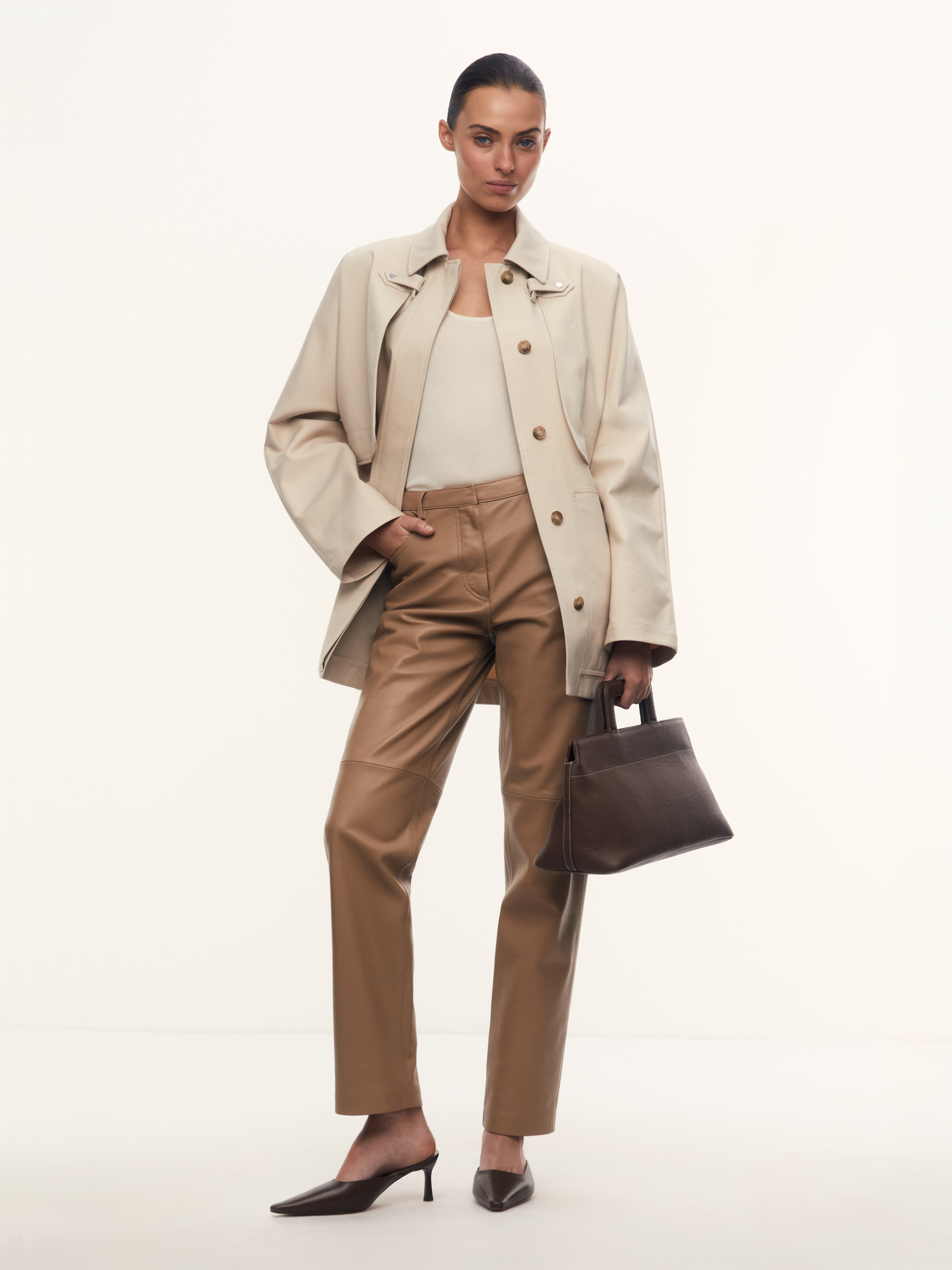 Брюки Riri из кожи