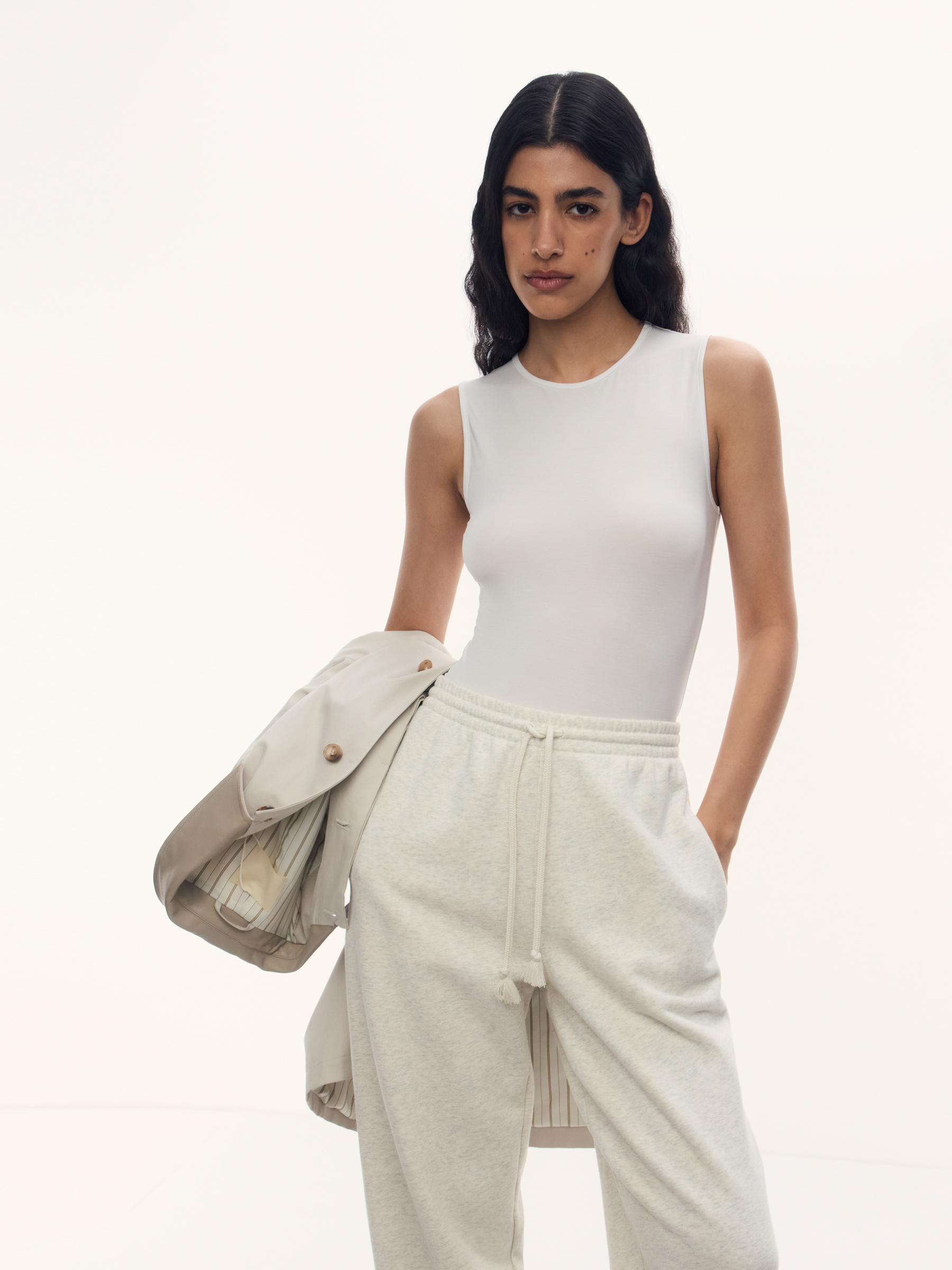 Майка Kim из модала и шелка