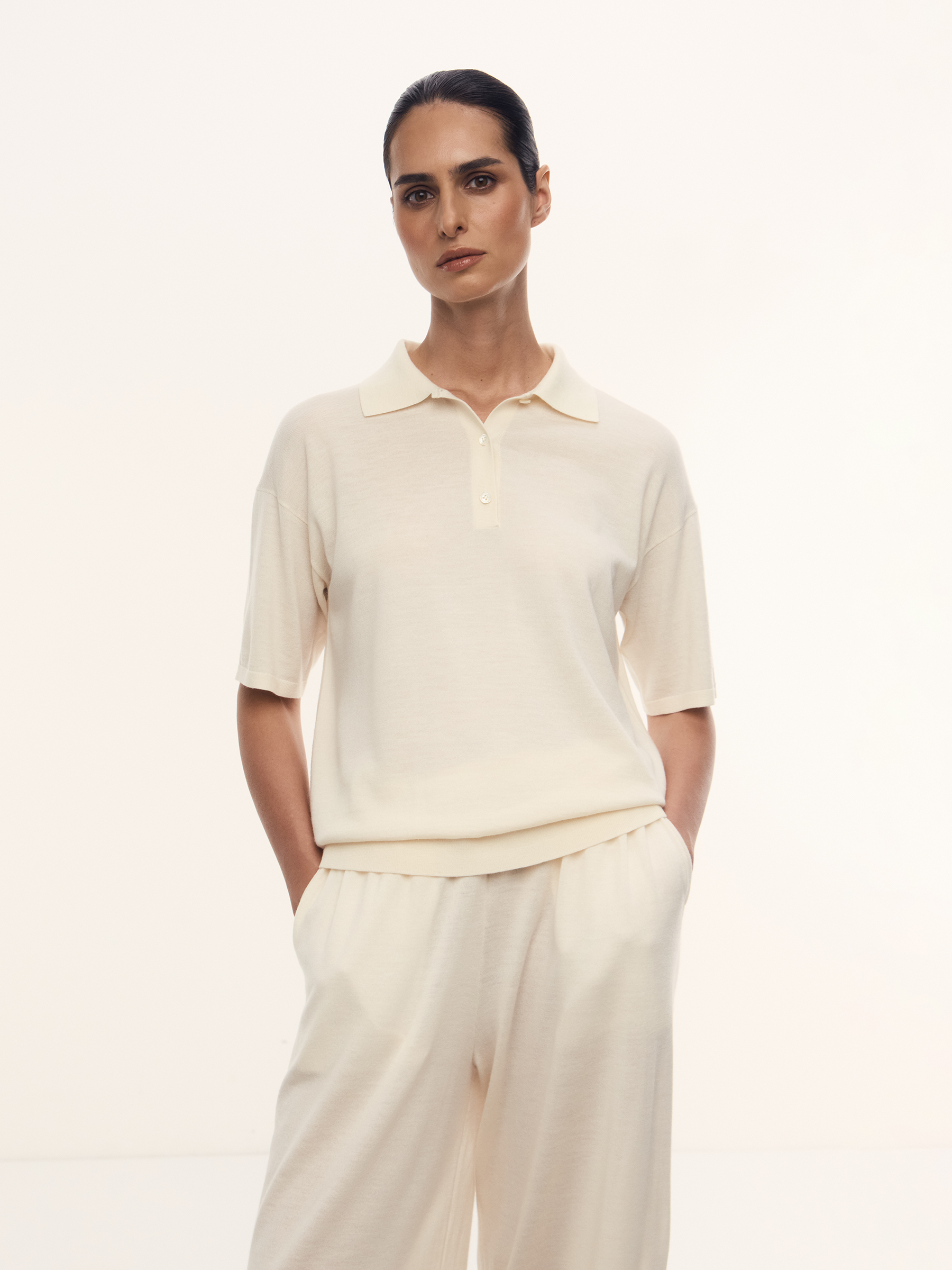 Джемпер Camelia из шерсти и шелка