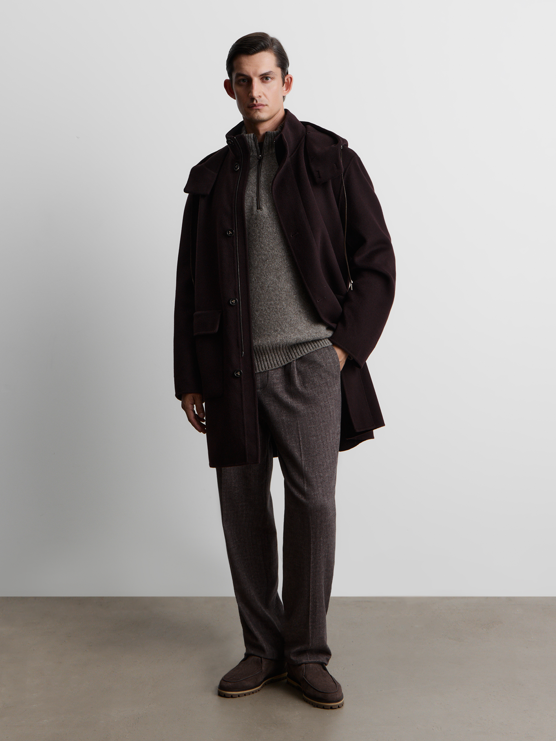 Пальто из шерсти и кашемира