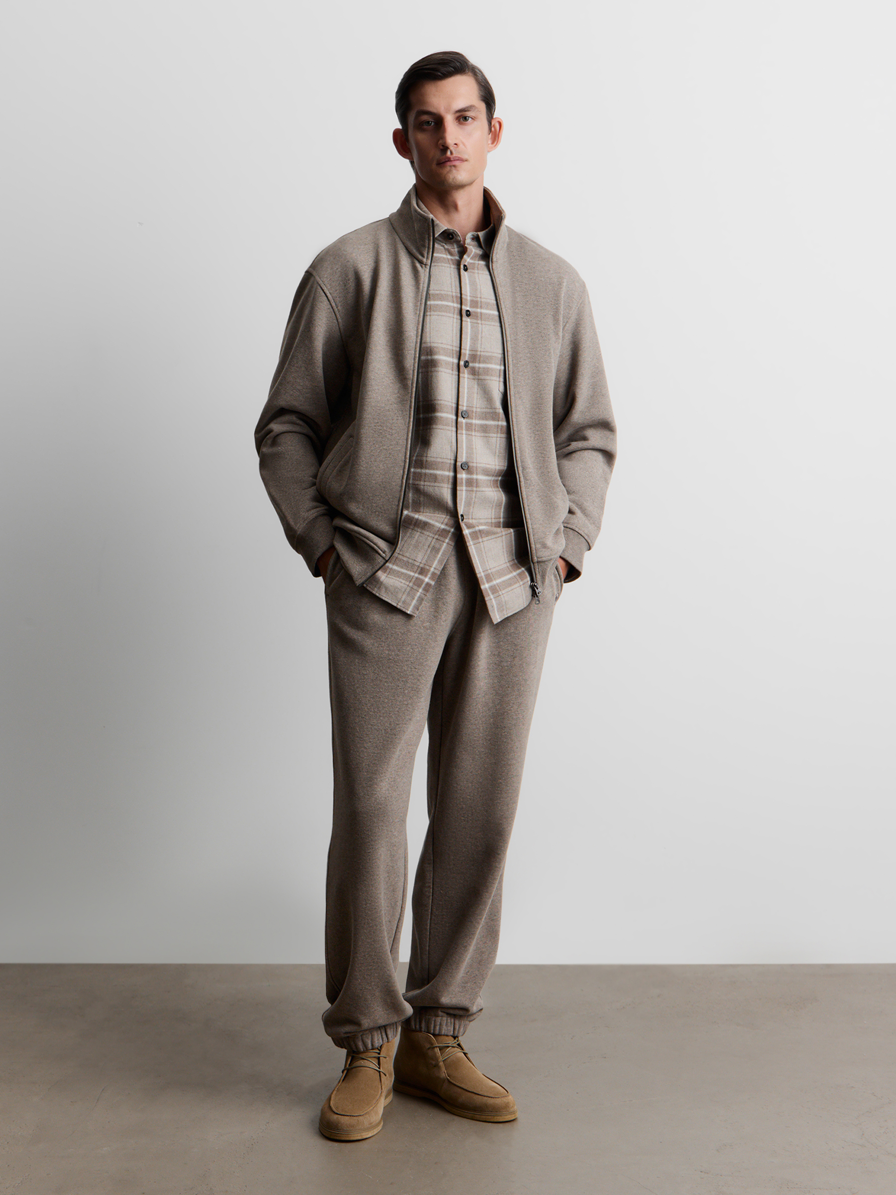 Брюки меланж