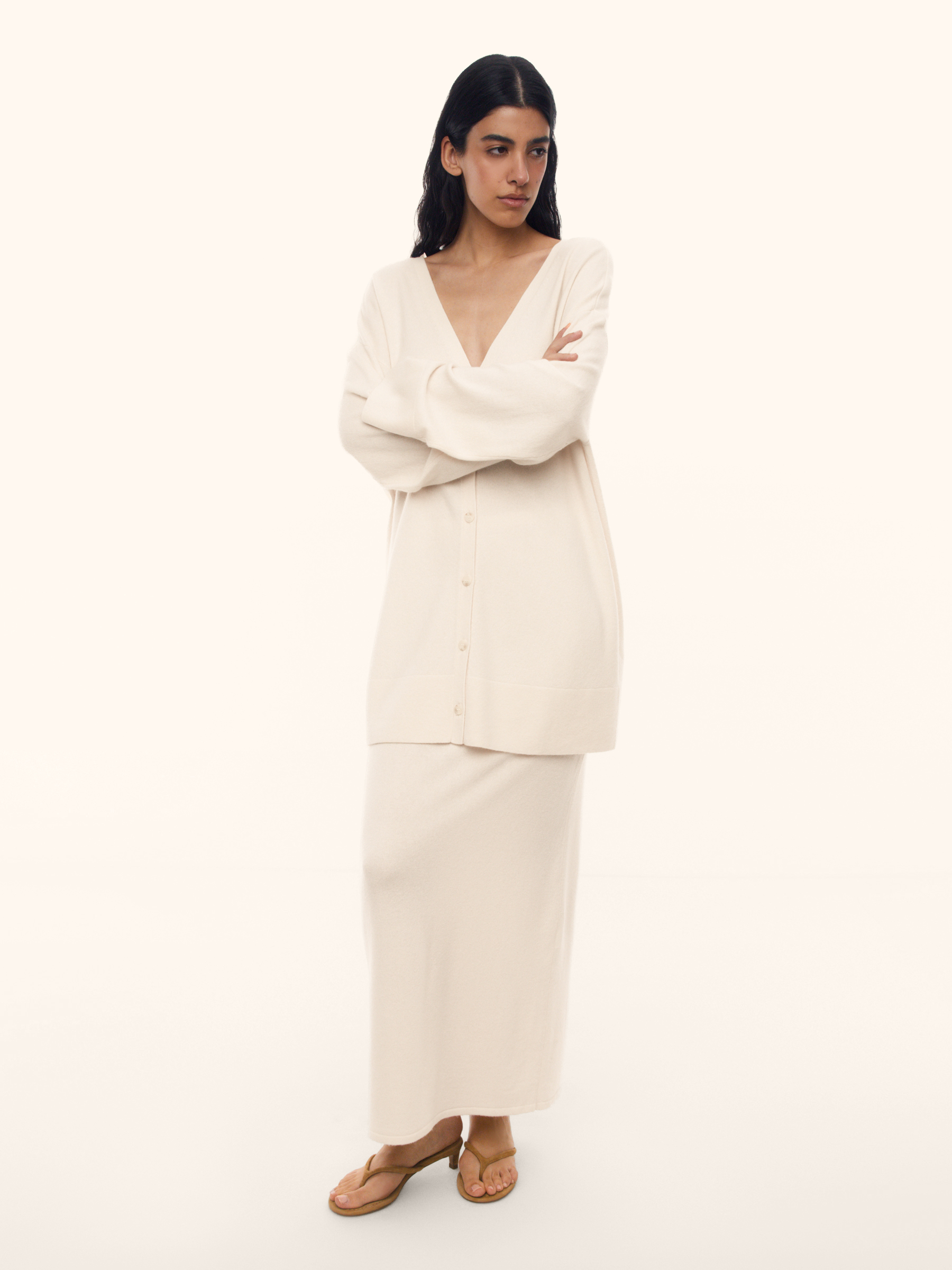 Юбка из шерсти и кашемира