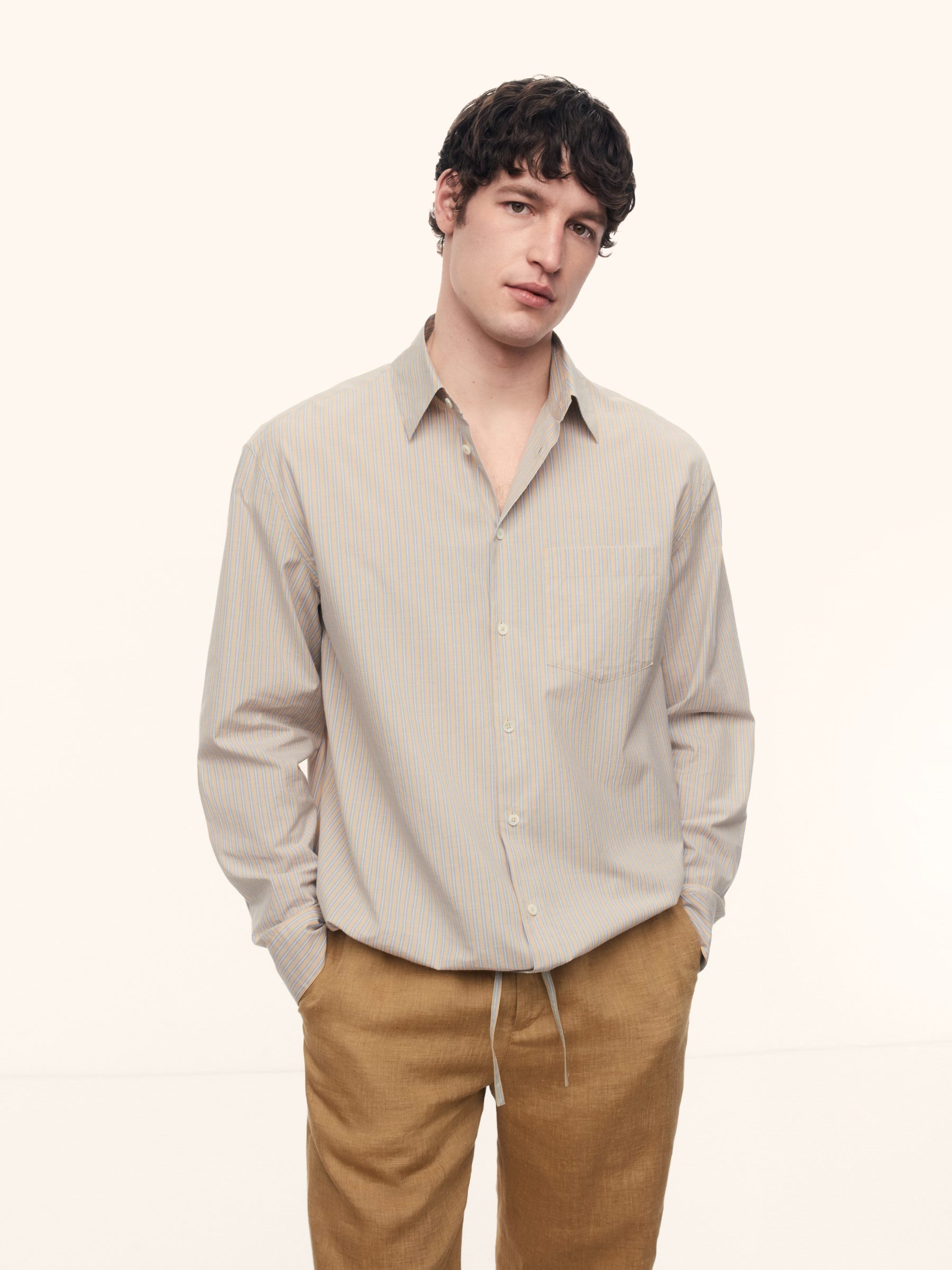 Рубашка Okinawa из хлопка и шелка