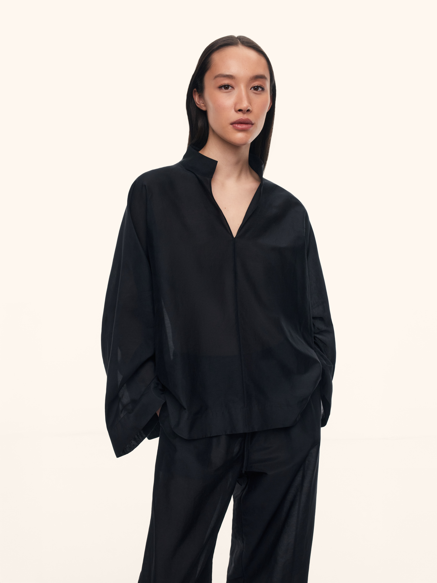 Блузка Marrakesh из хлопка и шелка