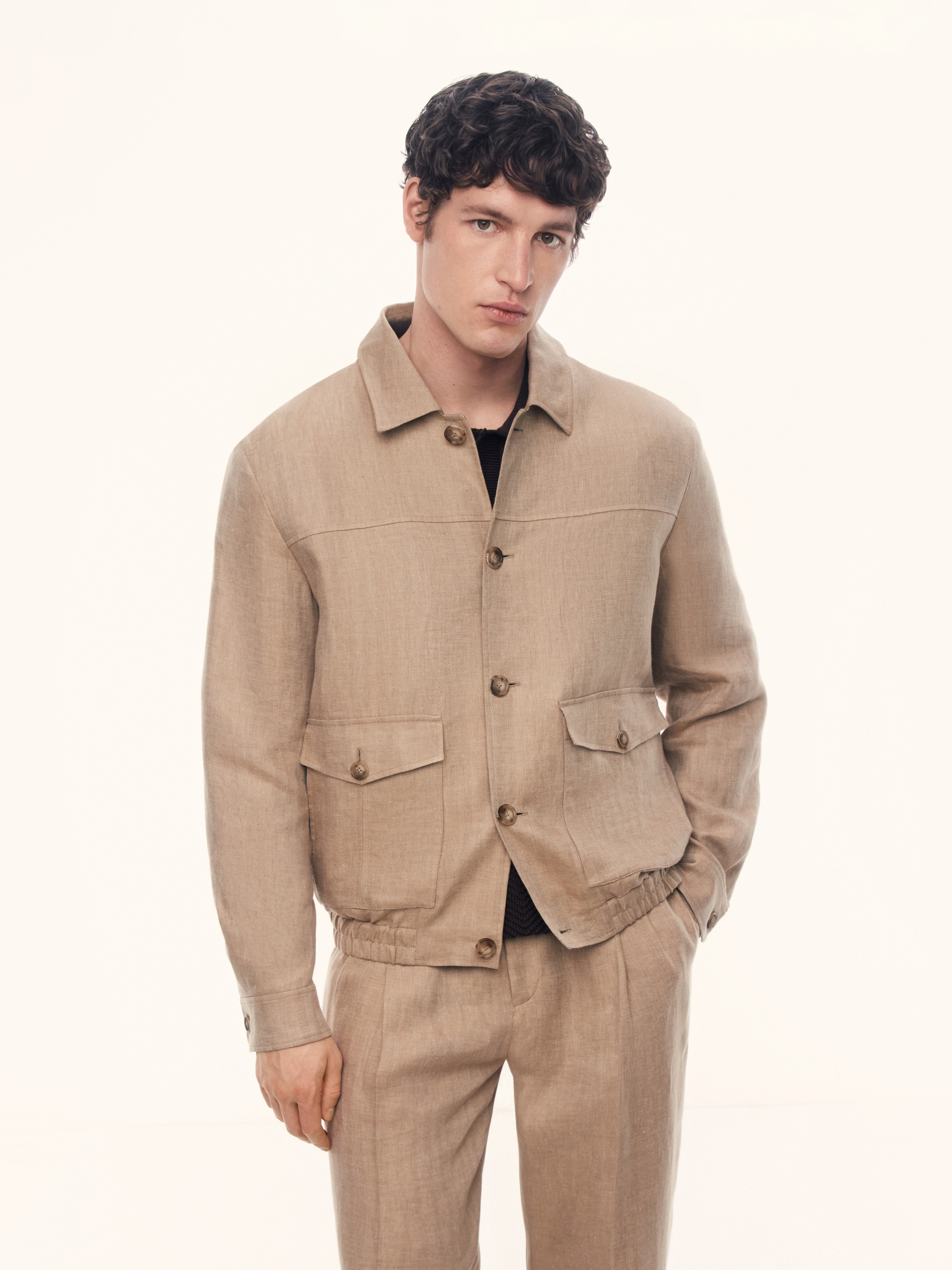 Бомбер Westminster из плотного льна