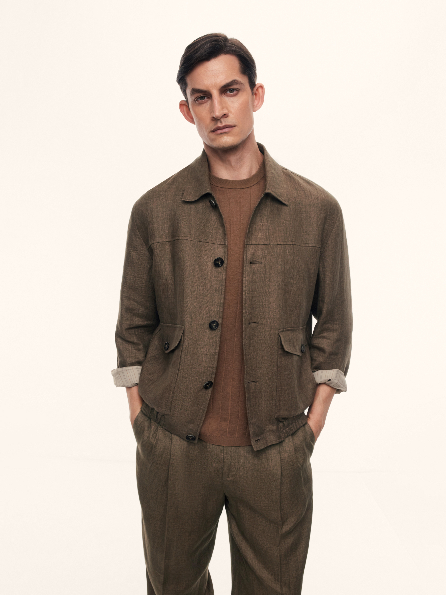 Бомбер Westminster из плотного льна