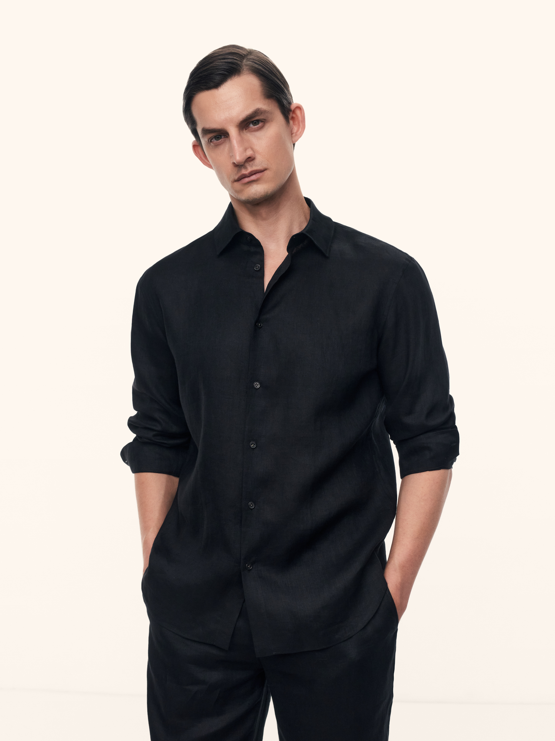 Рубашка Parioli из тонкого льна