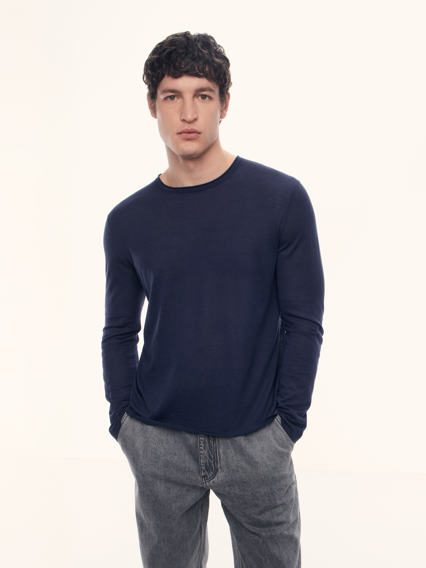 Джемпер Brad из шелка и хлопка