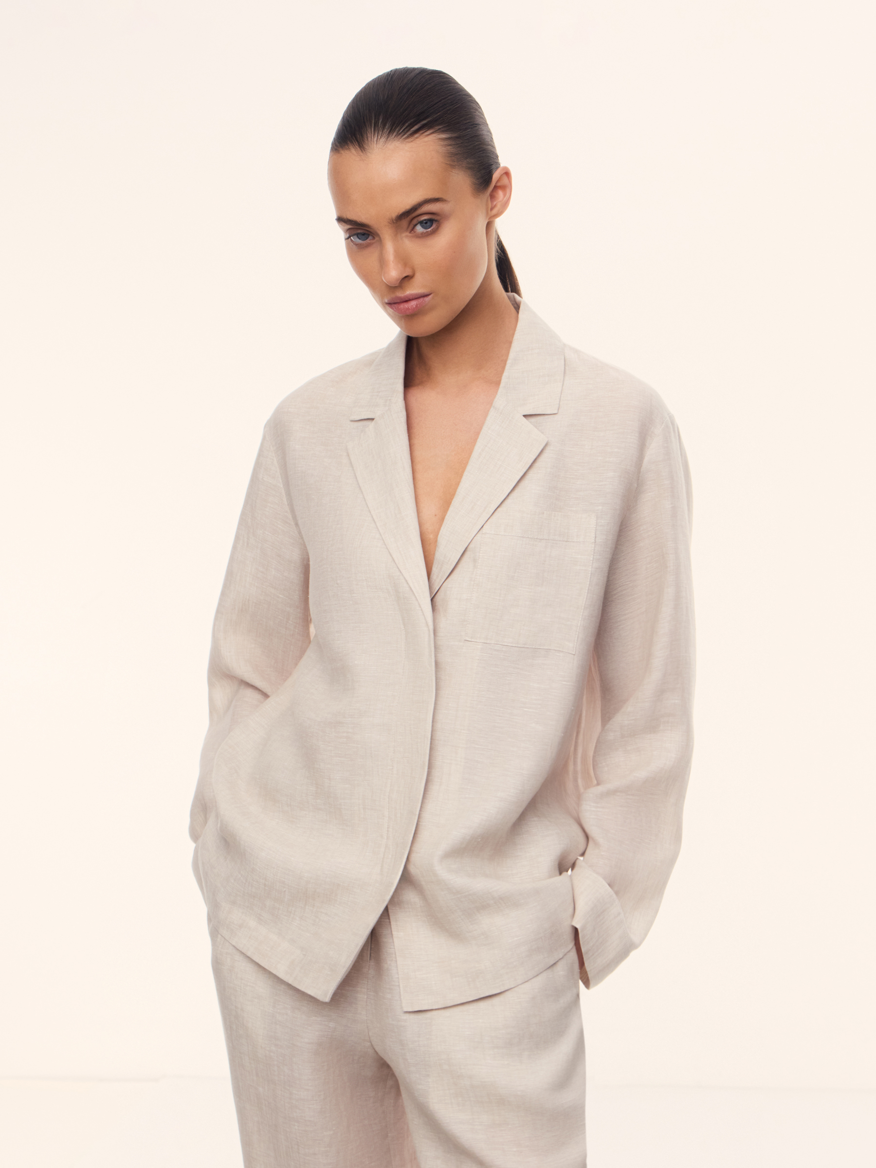 Рубашка-жакет Santorini льняная