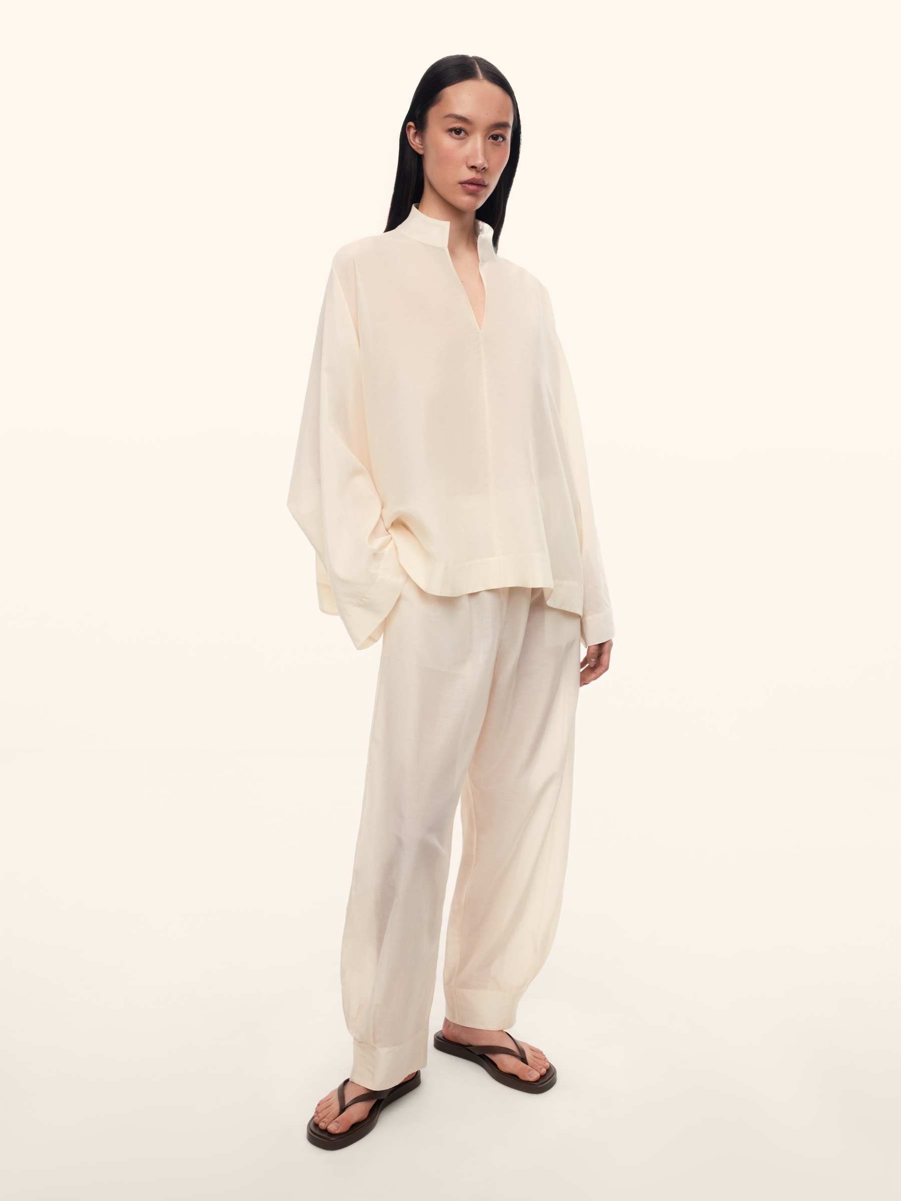 Брюки Marrakesh из хлопка и шелка