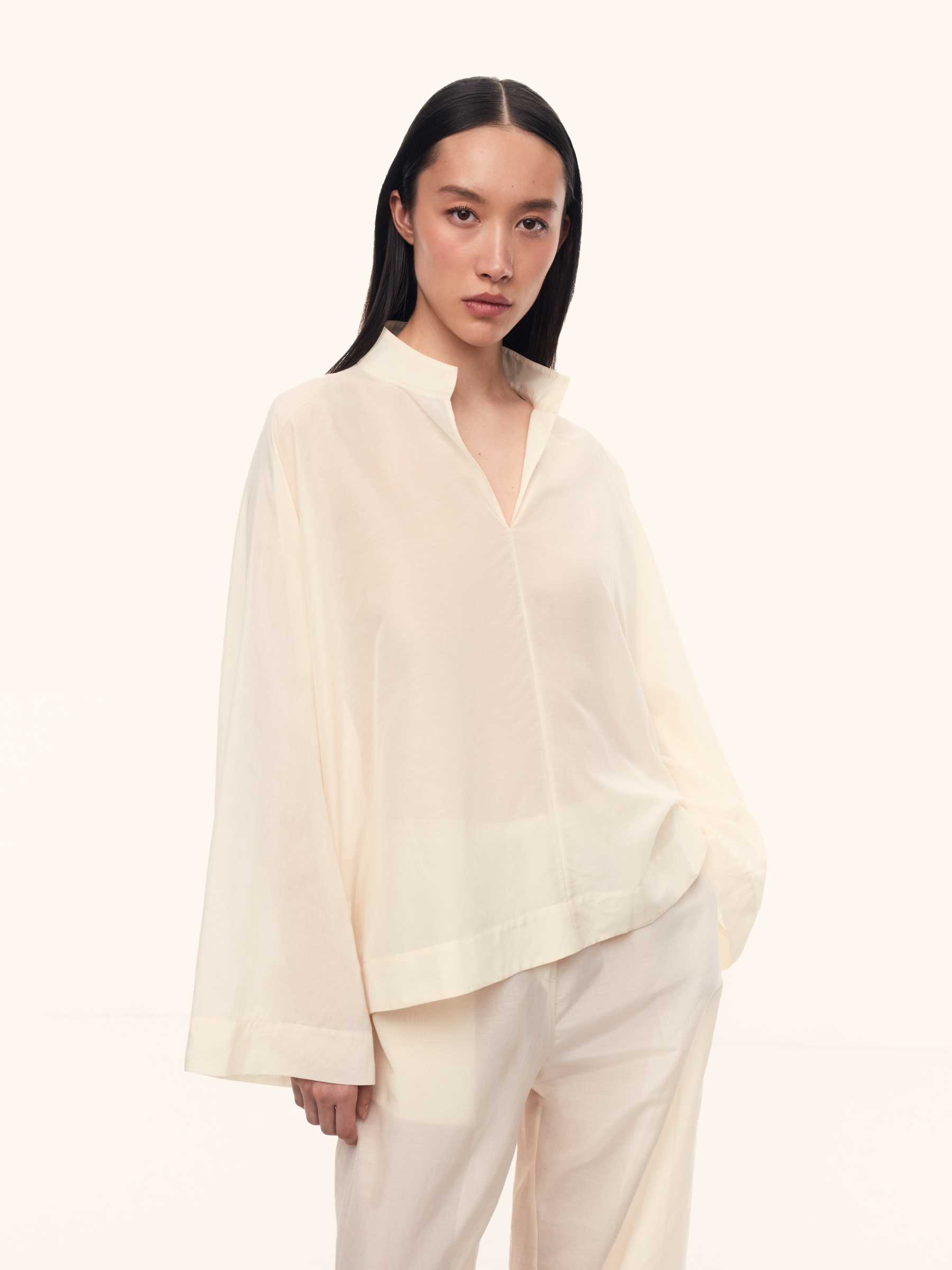 Блузка Marrakesh из хлопка и шелка