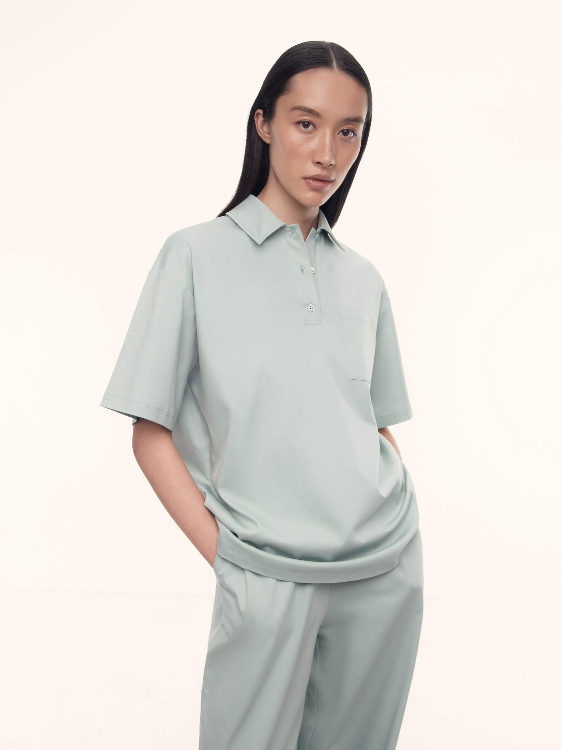 Поло Mica из мерсеризованного хлопка