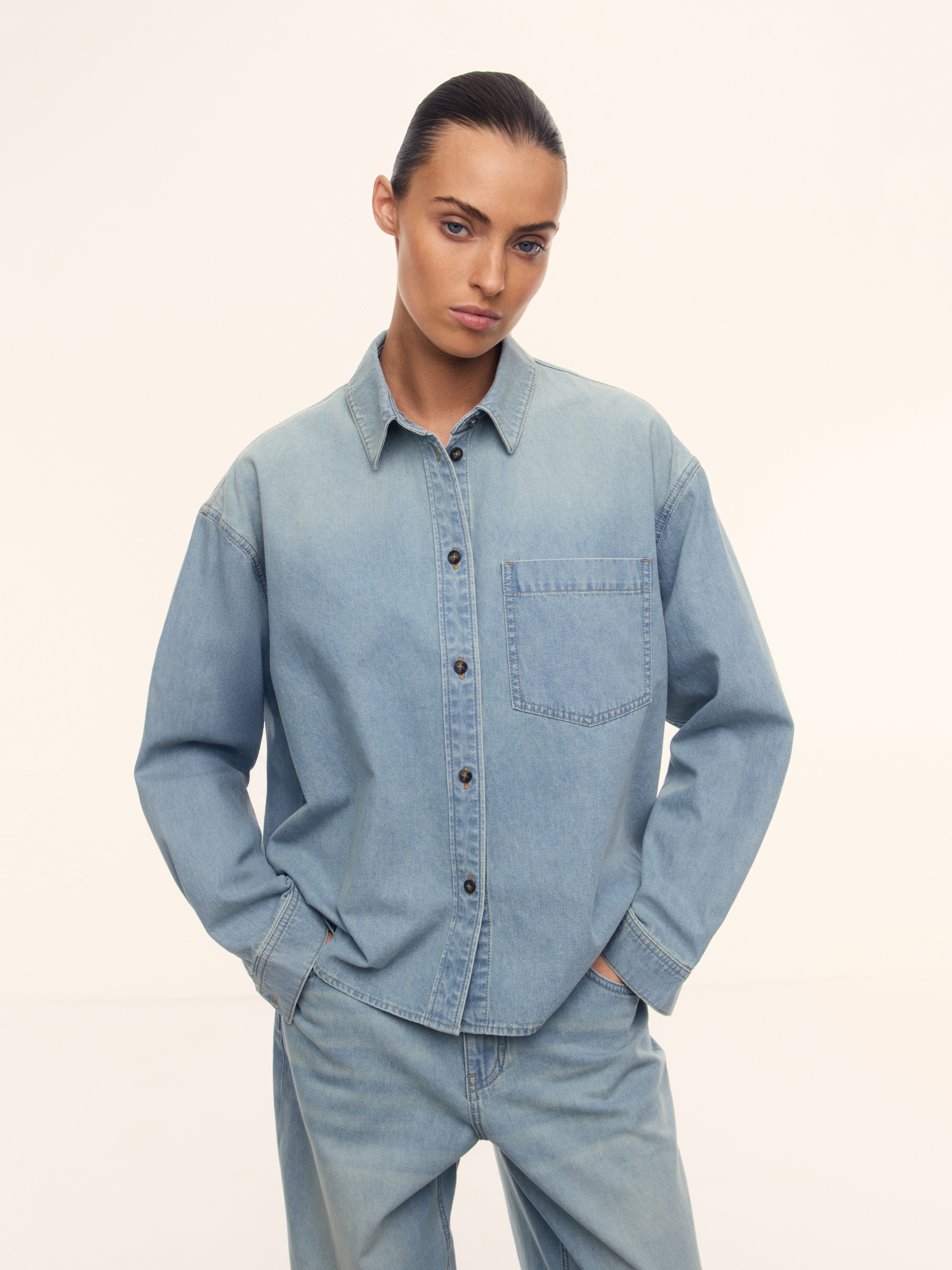 Рубашка Light из денима