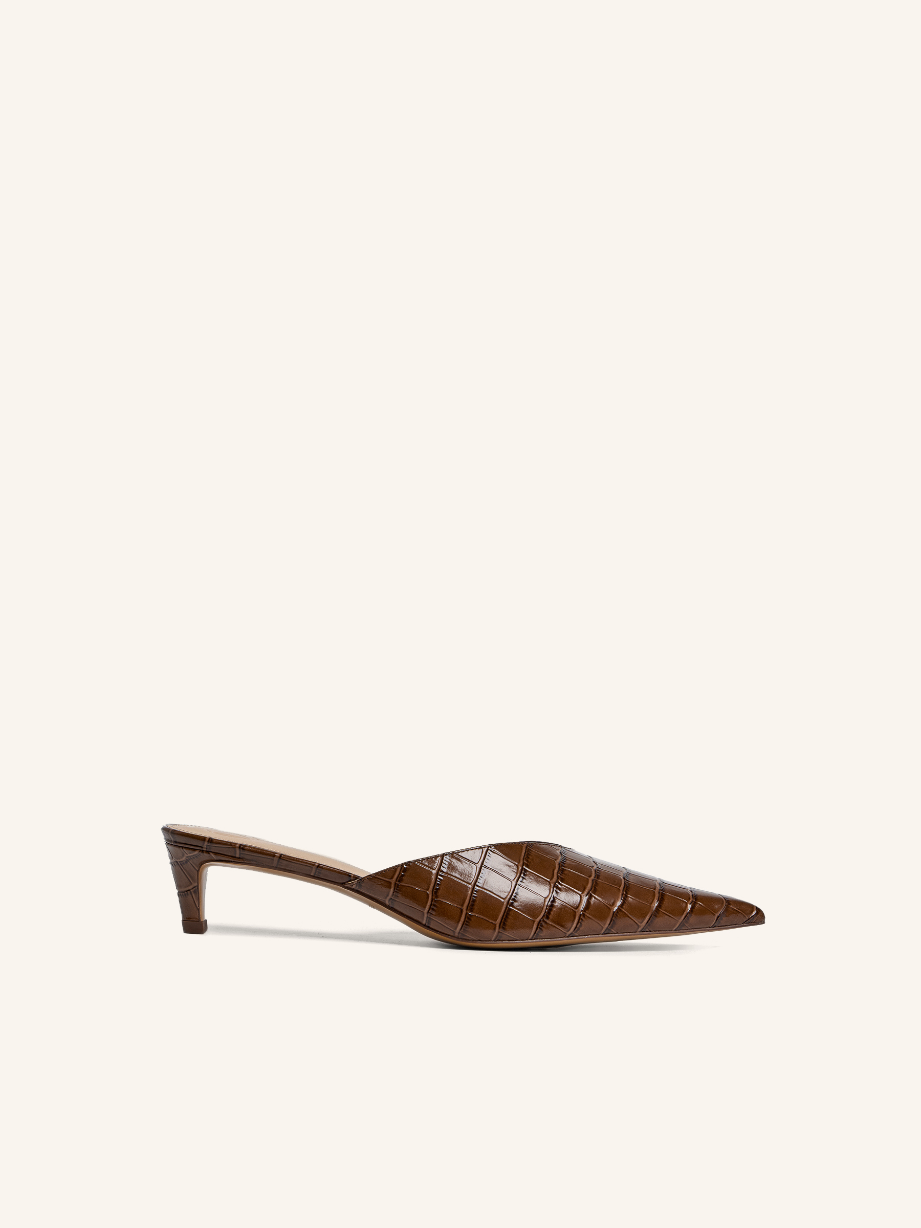 Мюли на каблуке