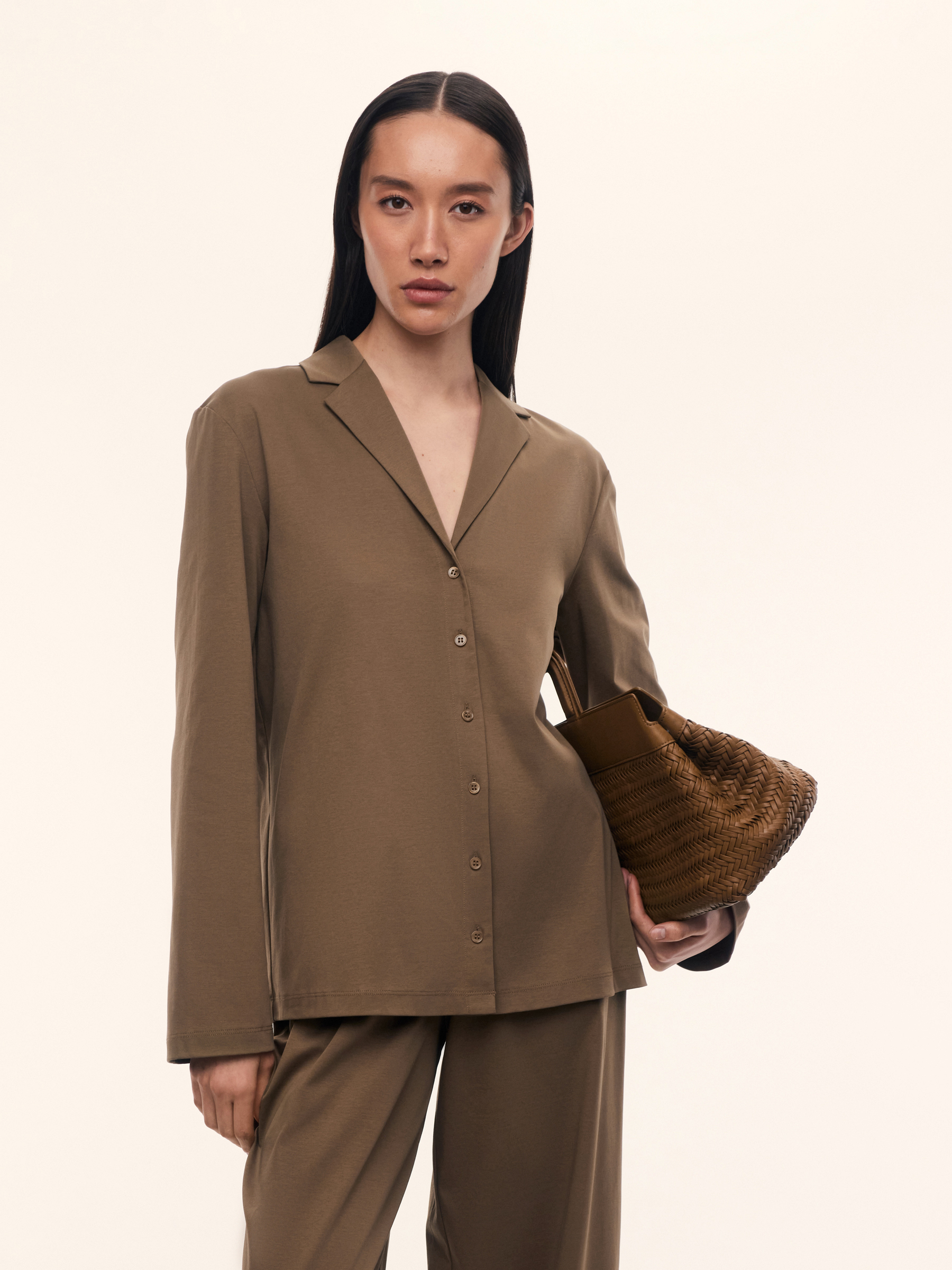 Рубашка из мерсеризованного хлопка