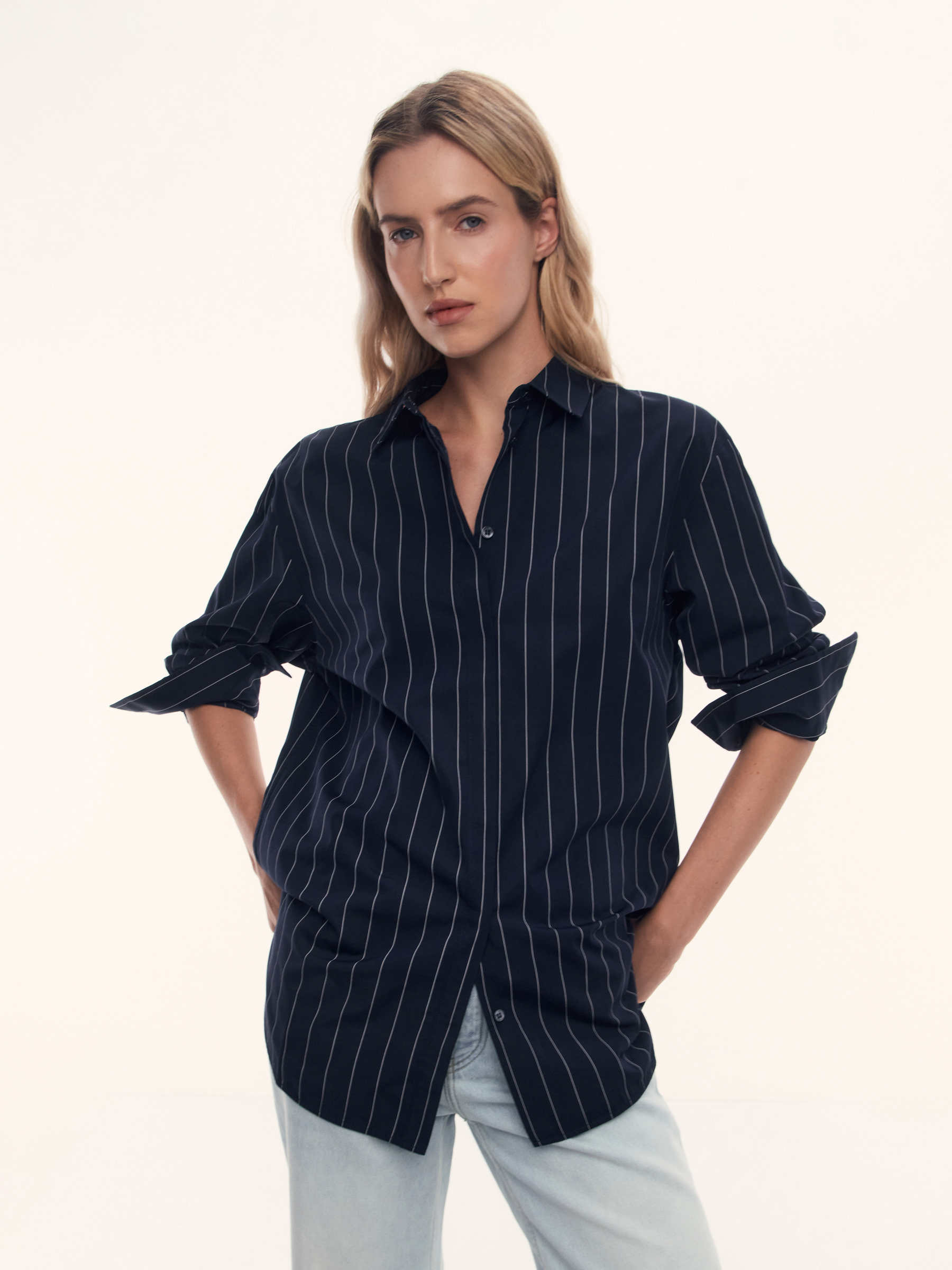 Рубашка из хлопка и лиоцелла