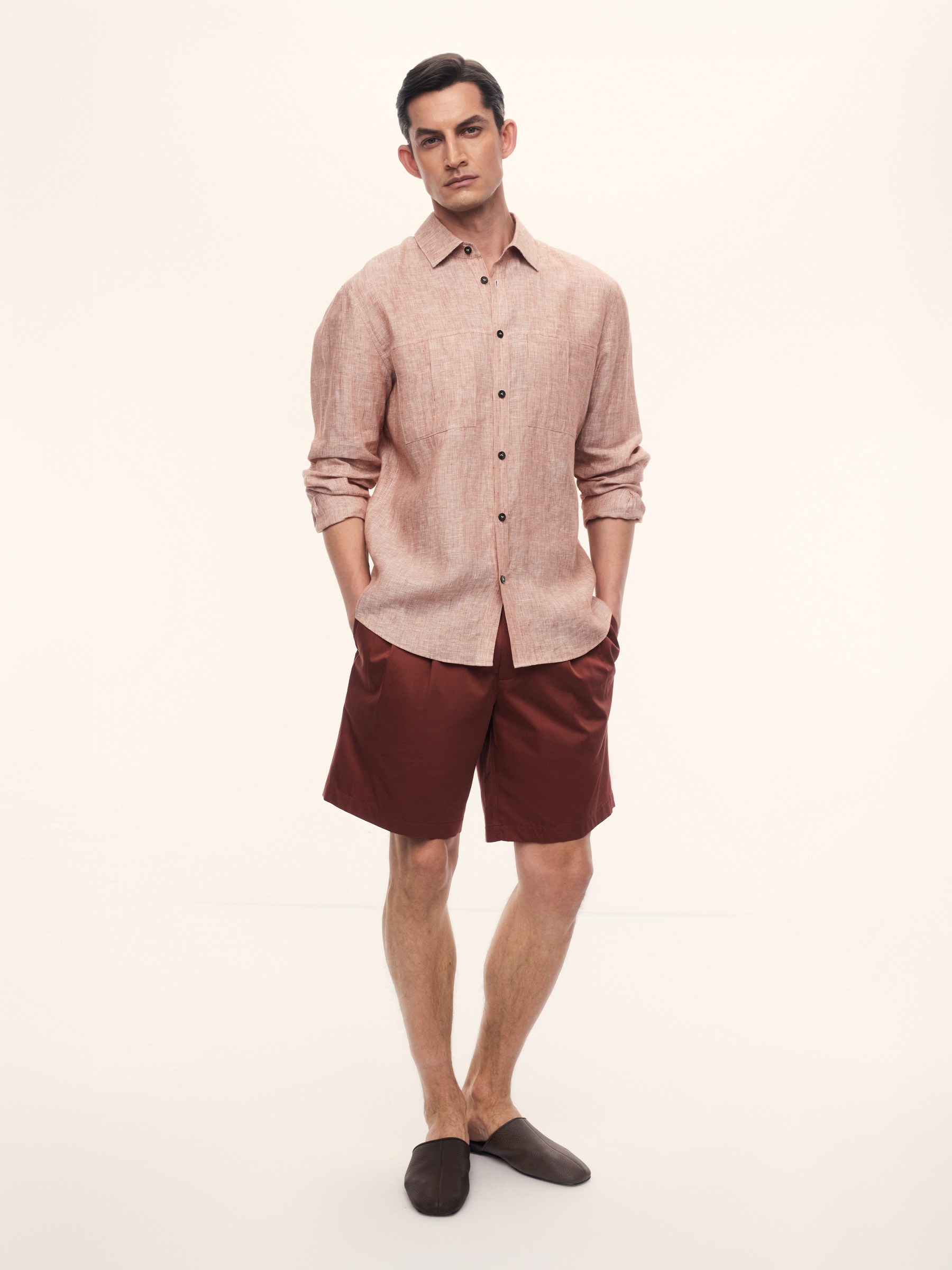 Шорты из плотного хлопка