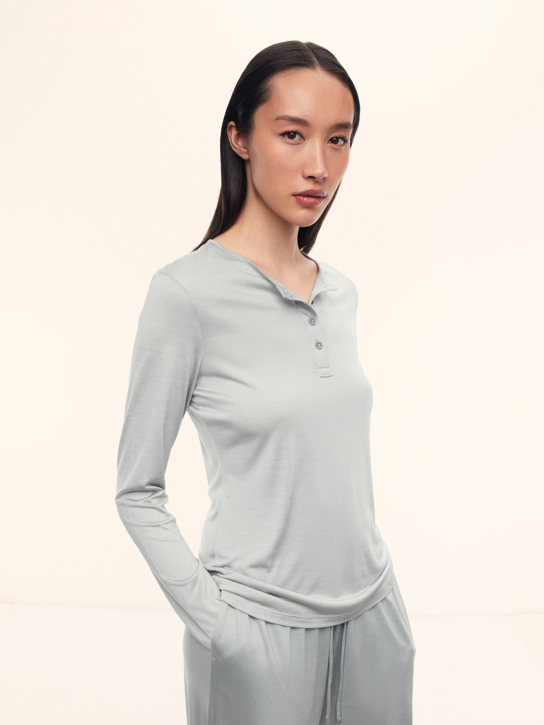 Лонгслив Pearl из шелка