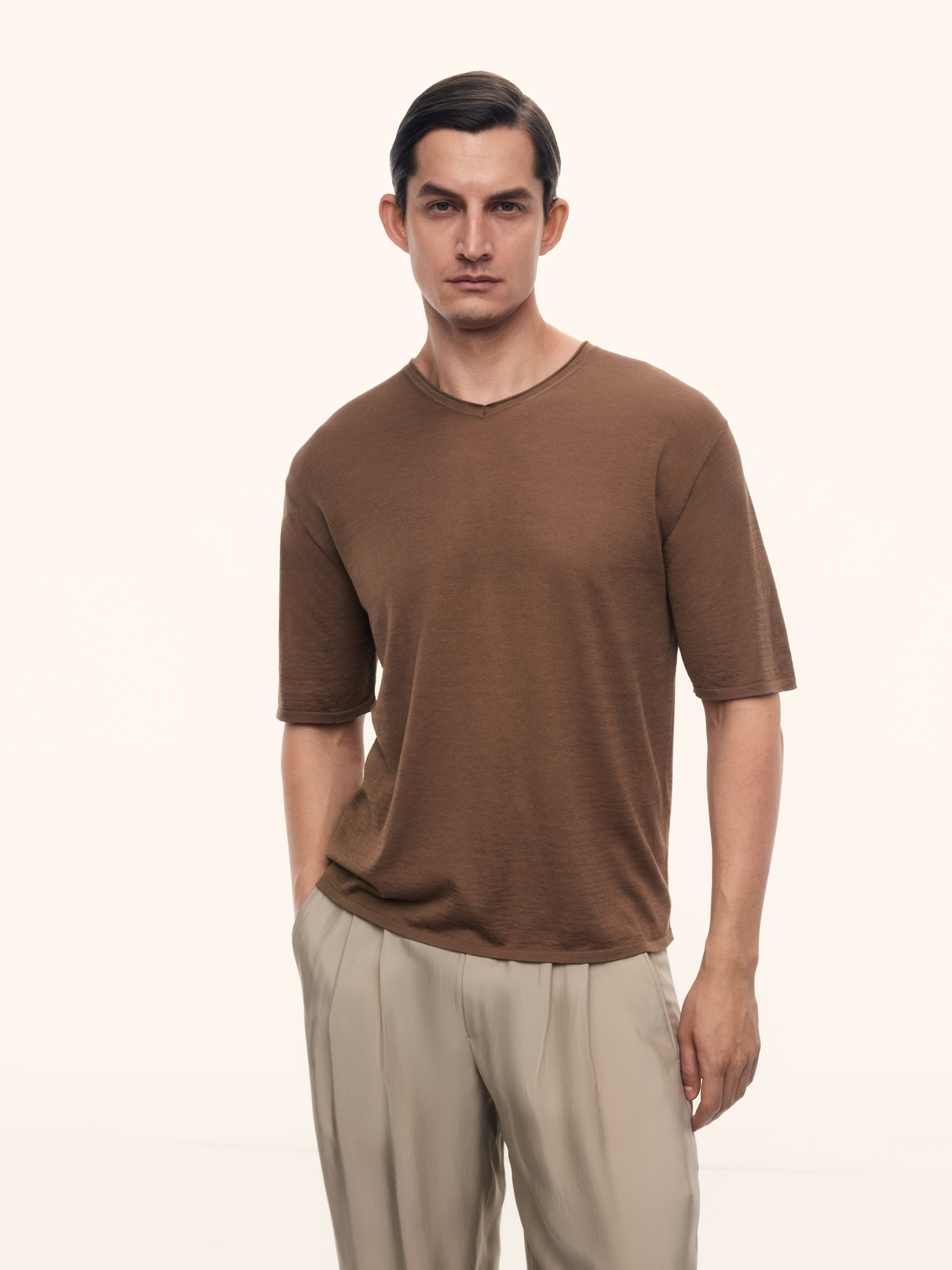 Джемпер Brad из шелка и хлопка