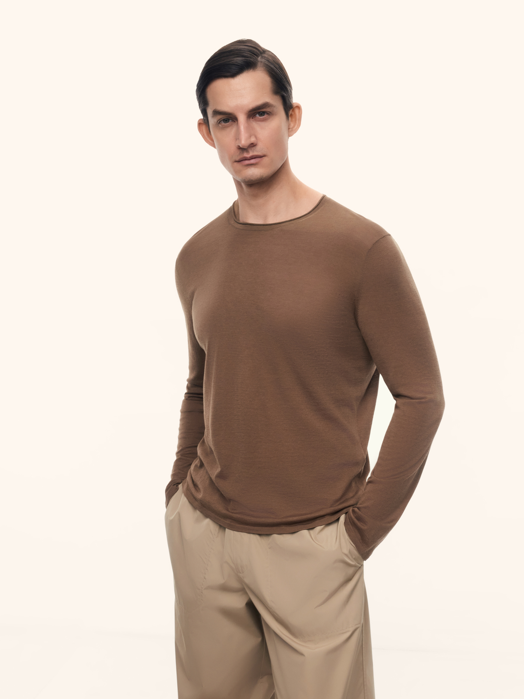 Джемпер Brad из шелка и хлопка