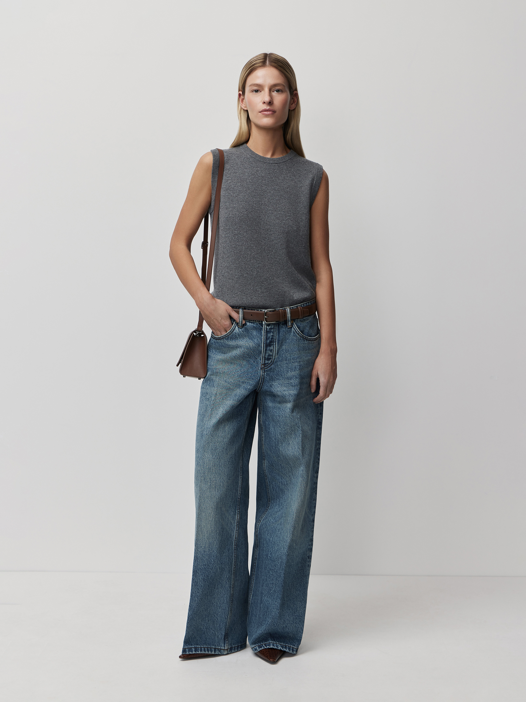 Джинсы Wide Leg 432