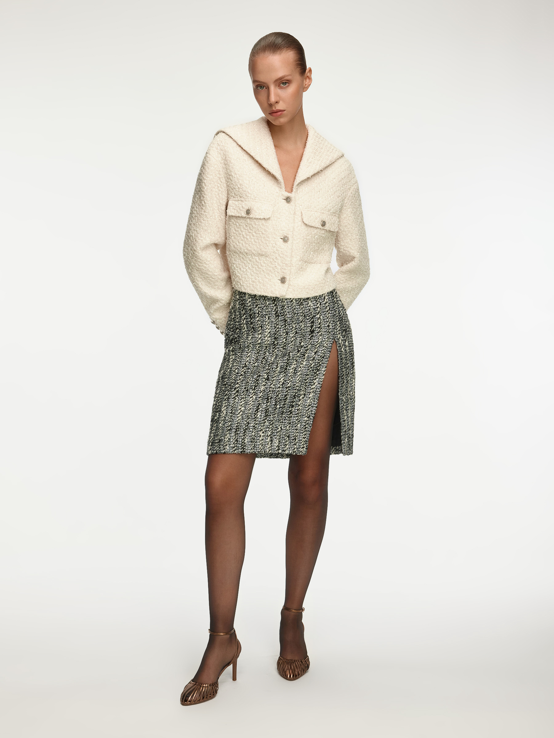 Юбка из твида Clarenson