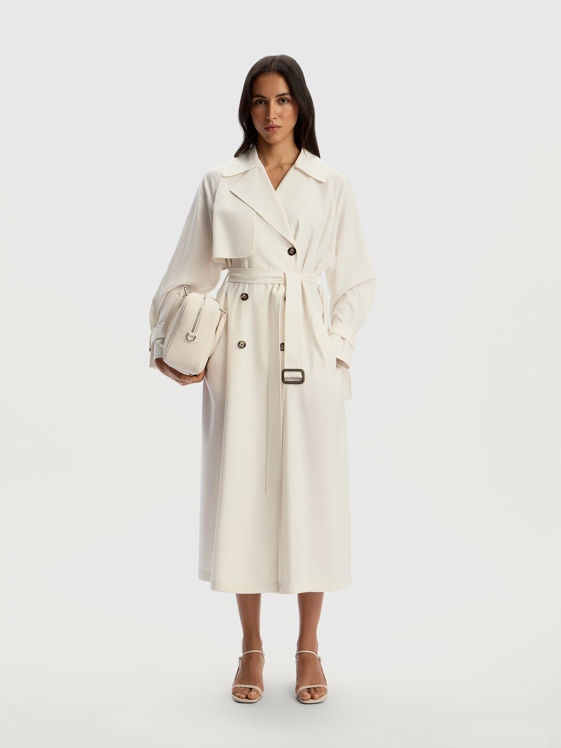 Тренч из шерсти