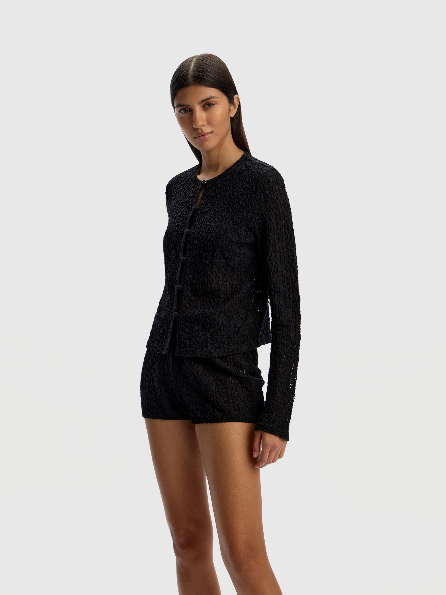 Кардиган из кружева