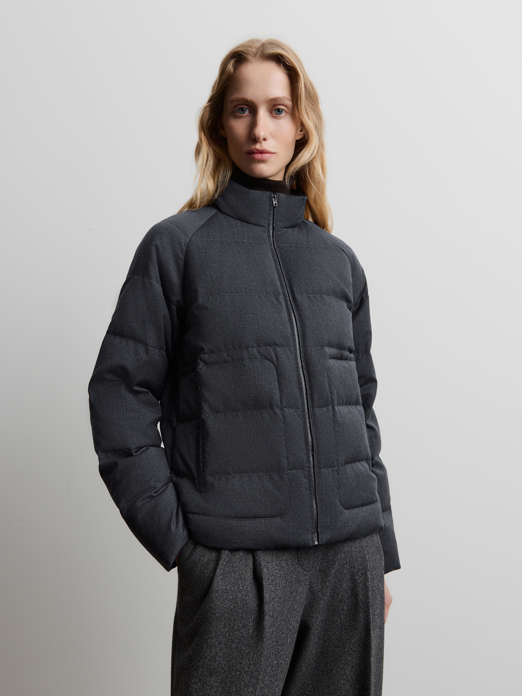 Пуховик Light из шерсти