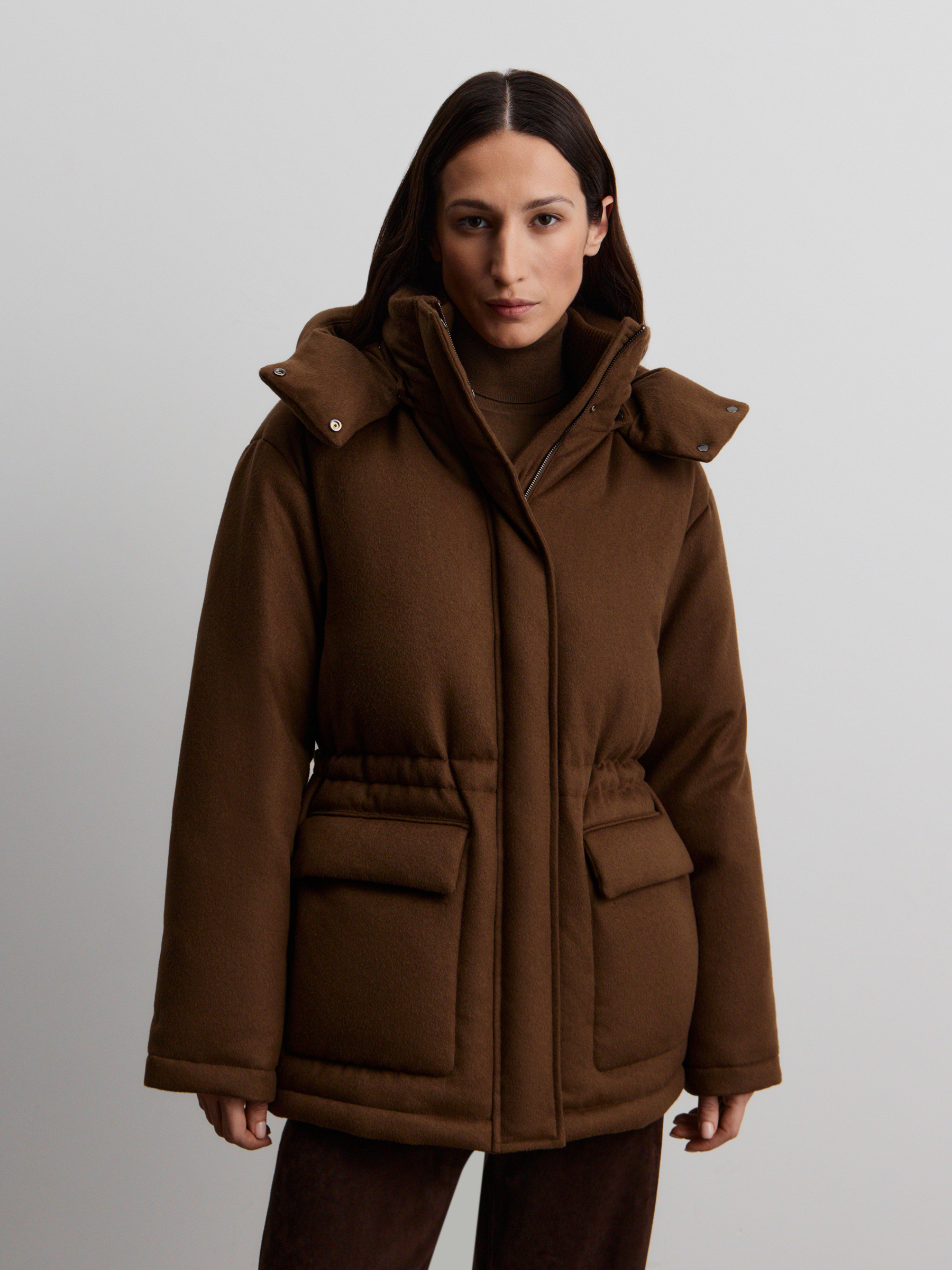 Пуховик Tarusa из шерсти