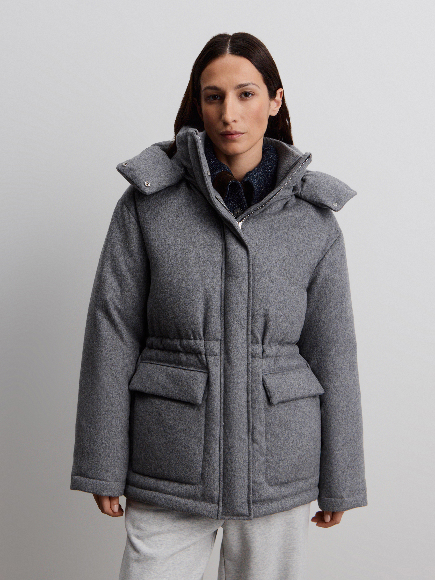 Пуховик Tarusa из шерсти