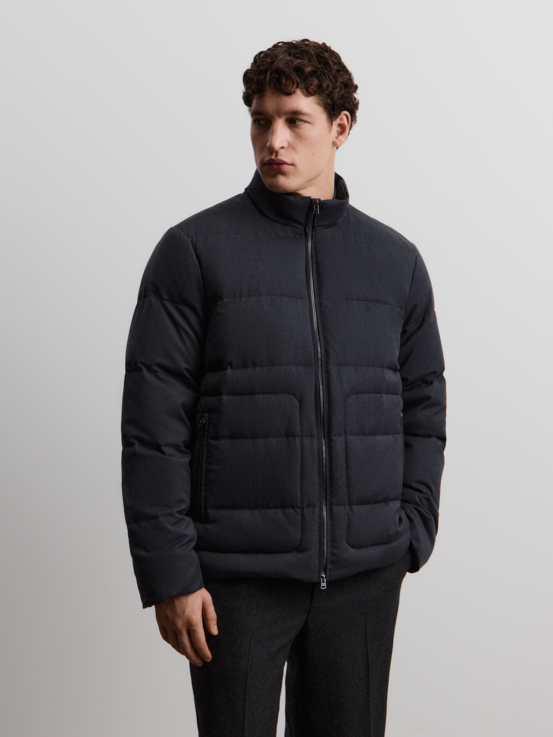 Пуховик Light из шерсти