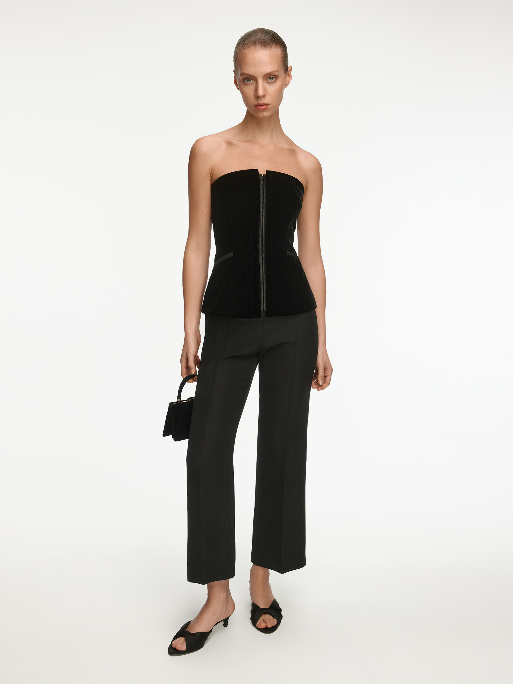 Брюки Gabi из шерсти и шелка