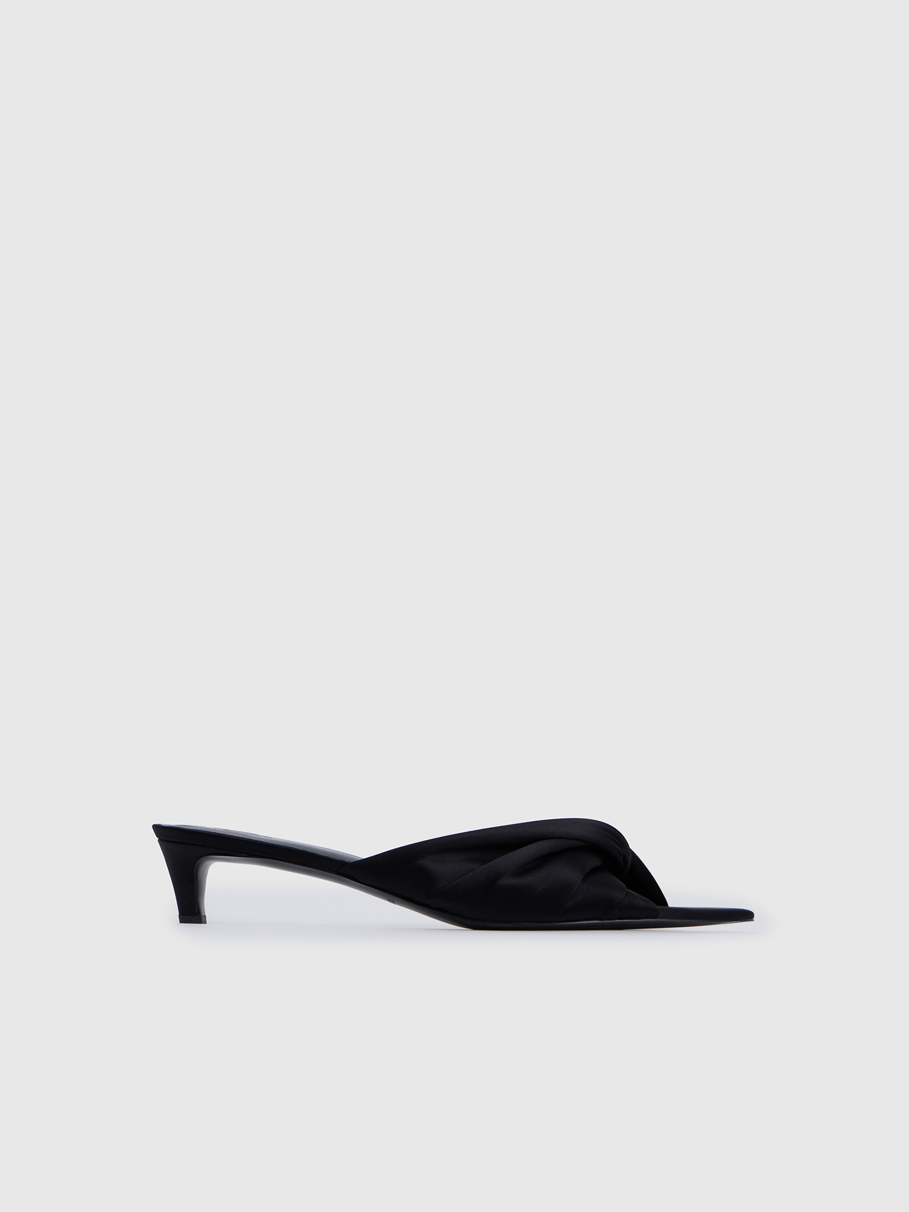 Мюли Kitten из шелка