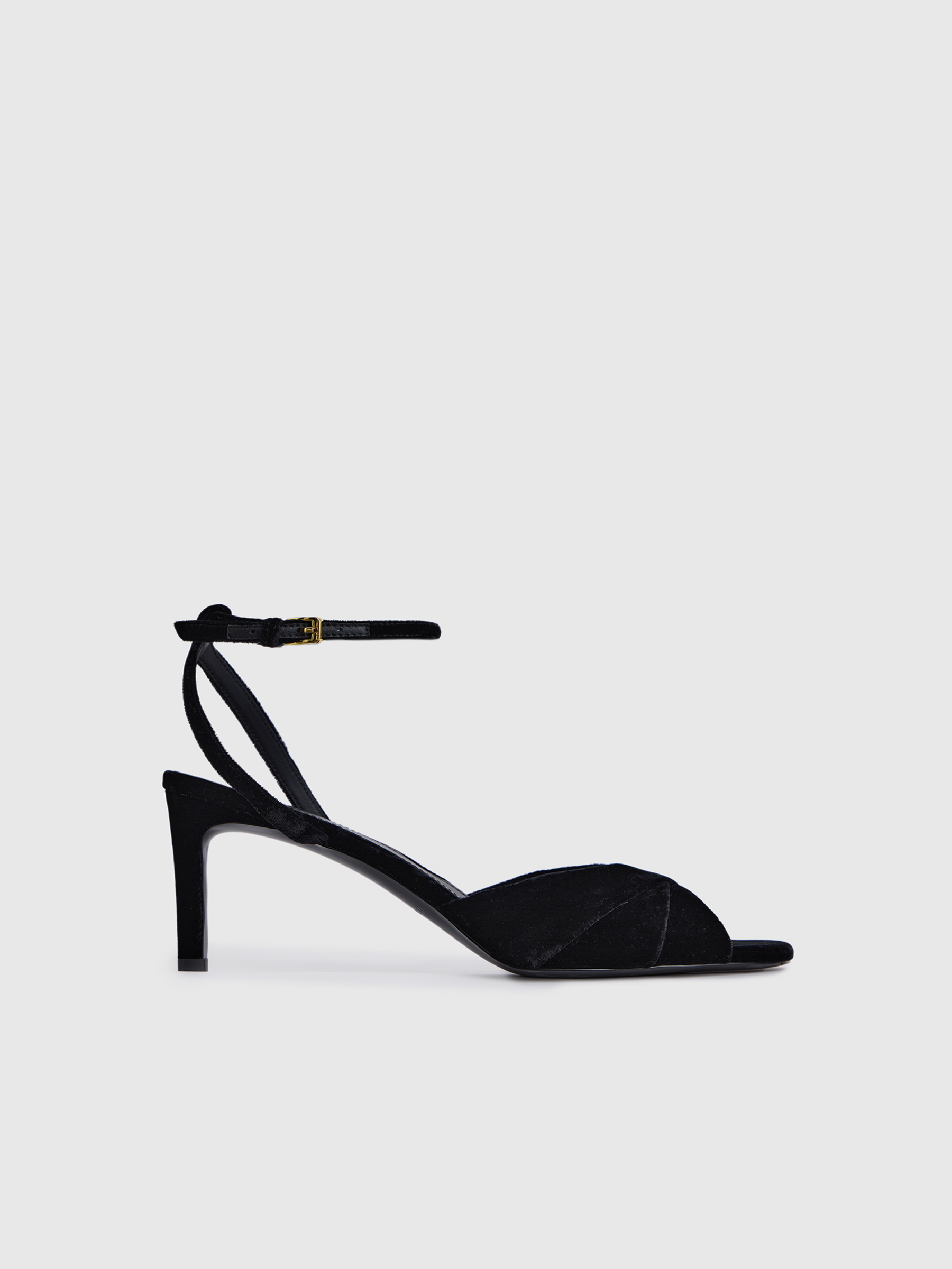 Босоножки Twist из бархата