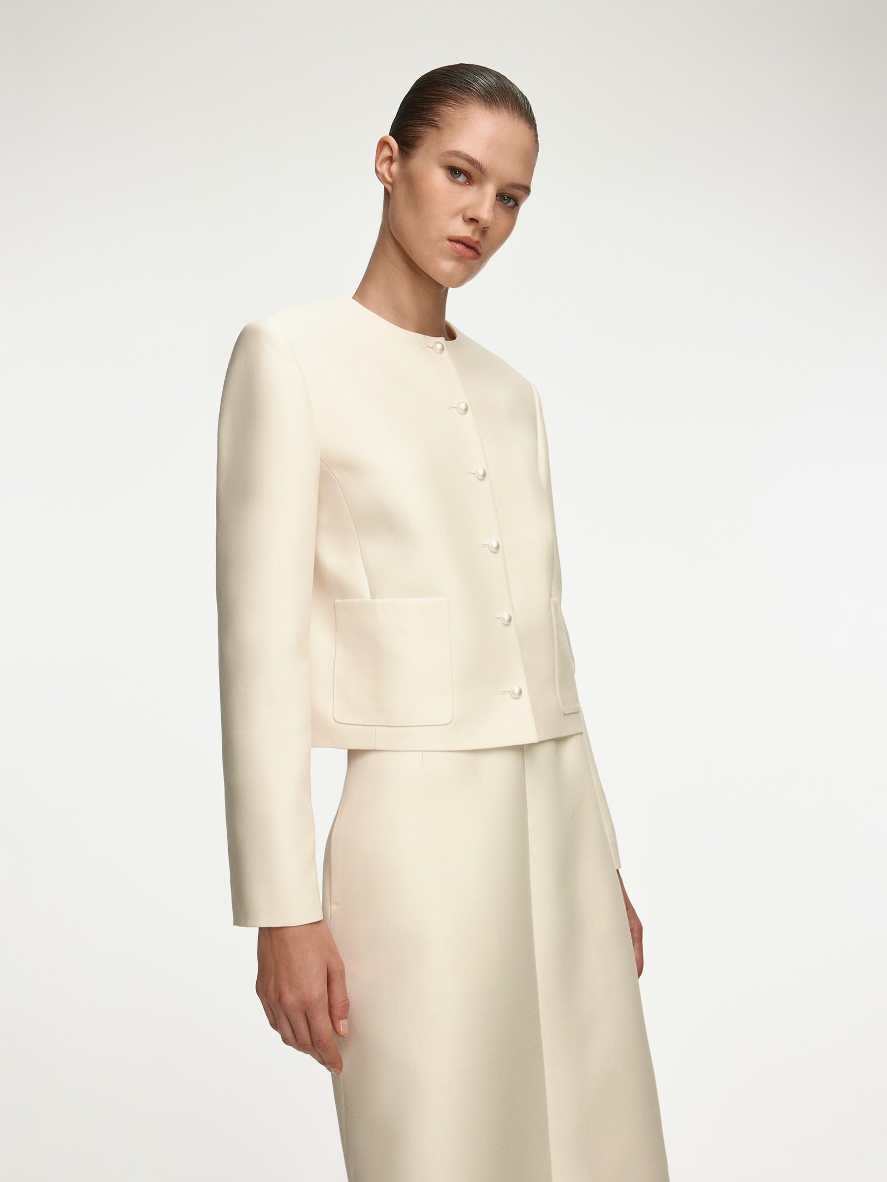 Жакет Sofia из шерсти и шелка