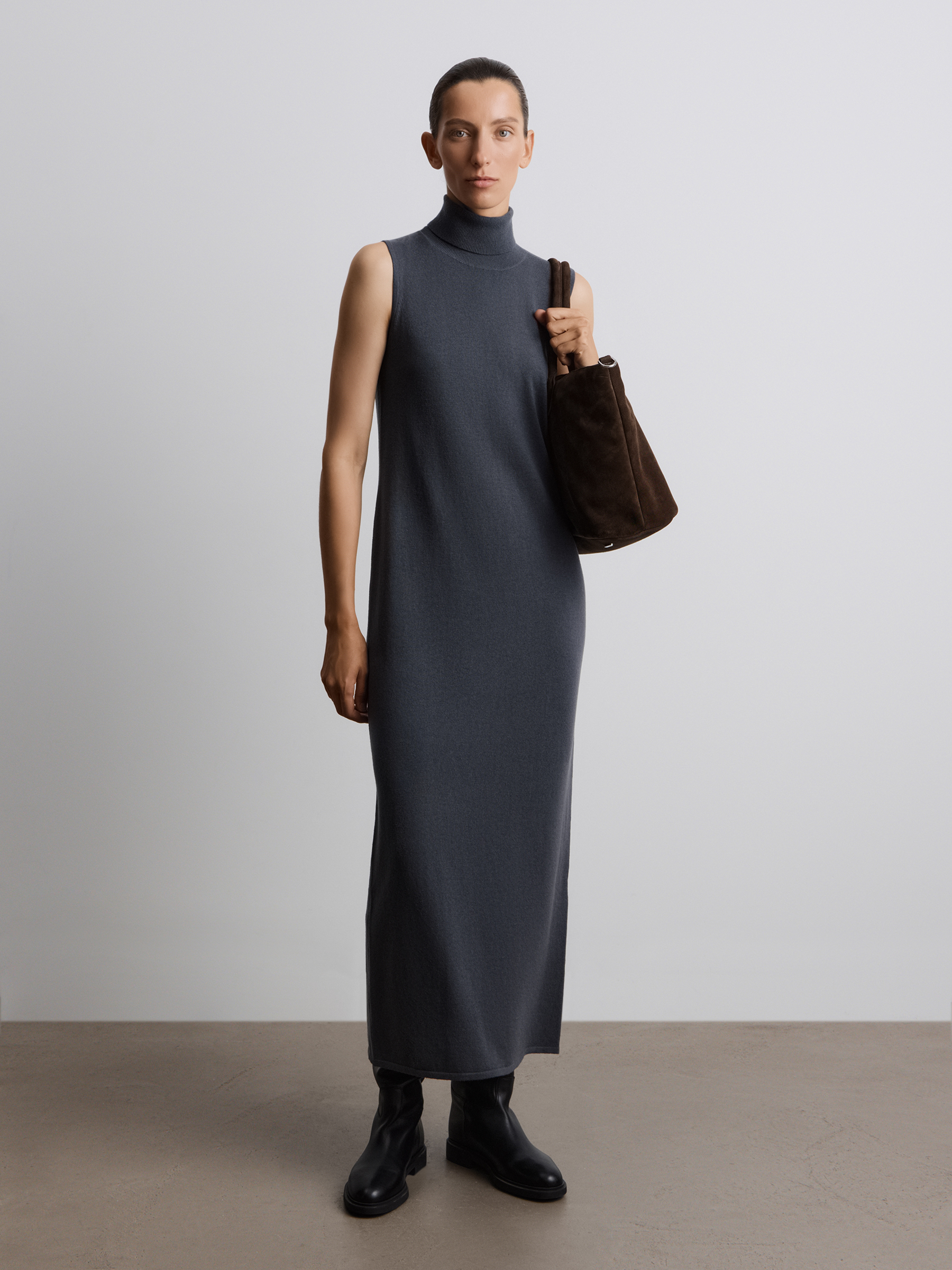 Платье из шерсти и кашемира
