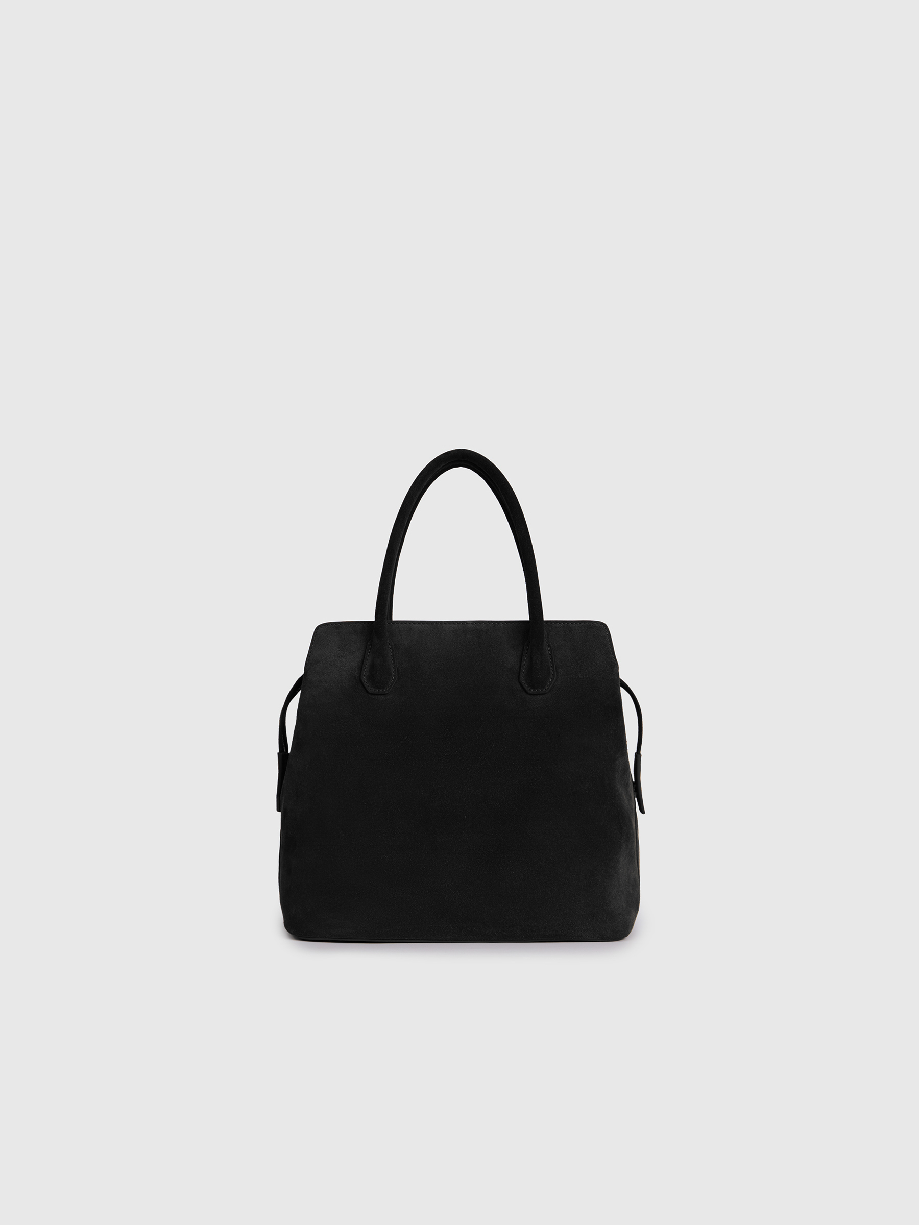 Сумка Trapeze миди из итальянской замши