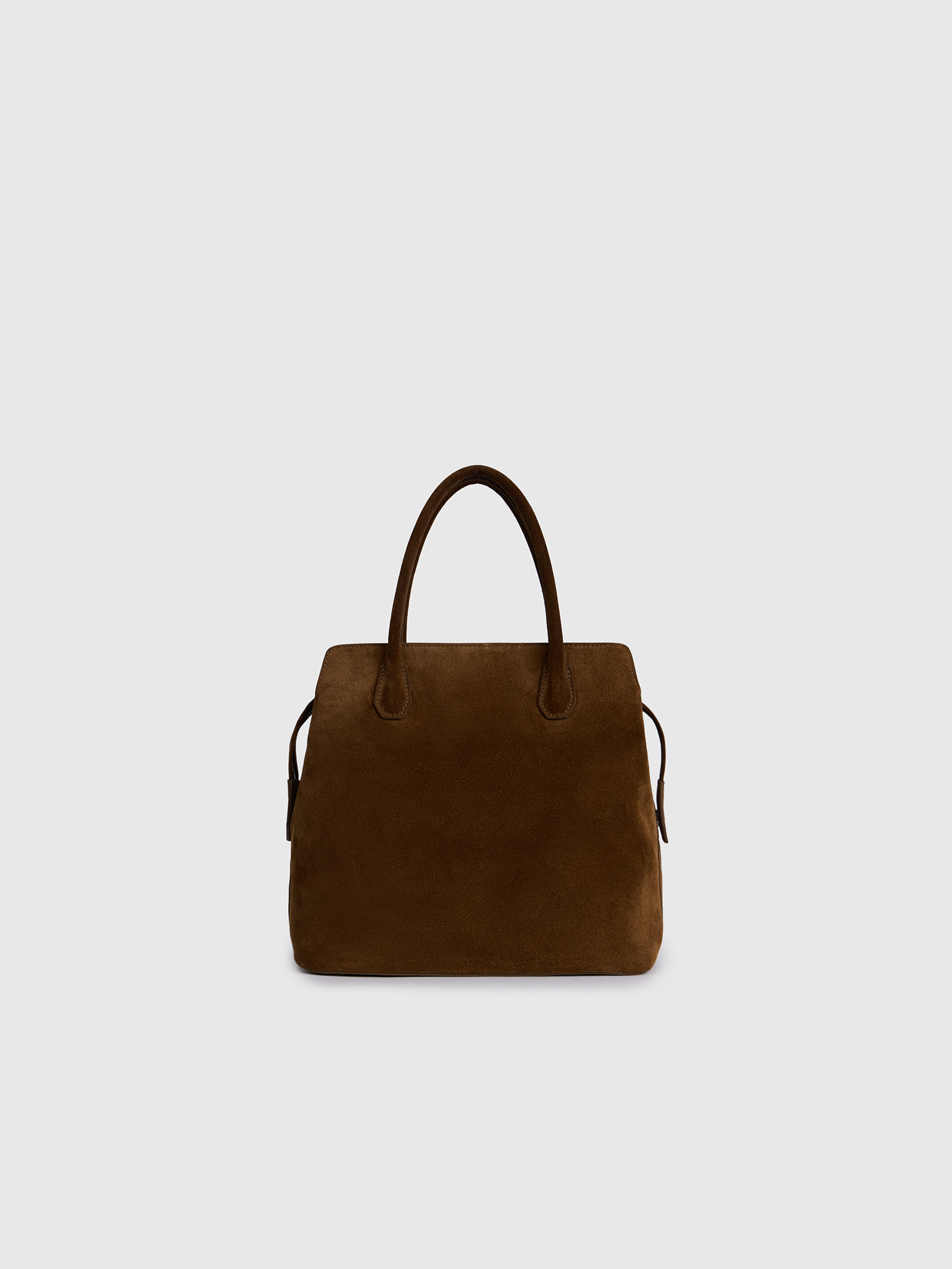 Сумка Trapeze миди из итальянской замши