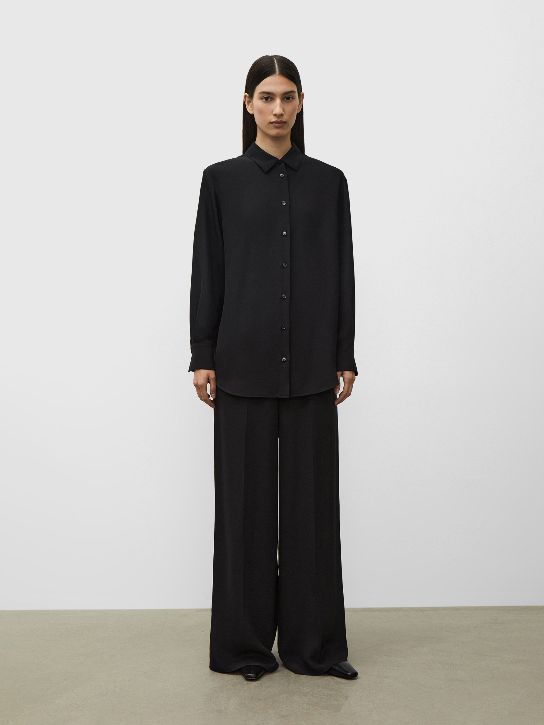 Брюки из шелка Mulberry