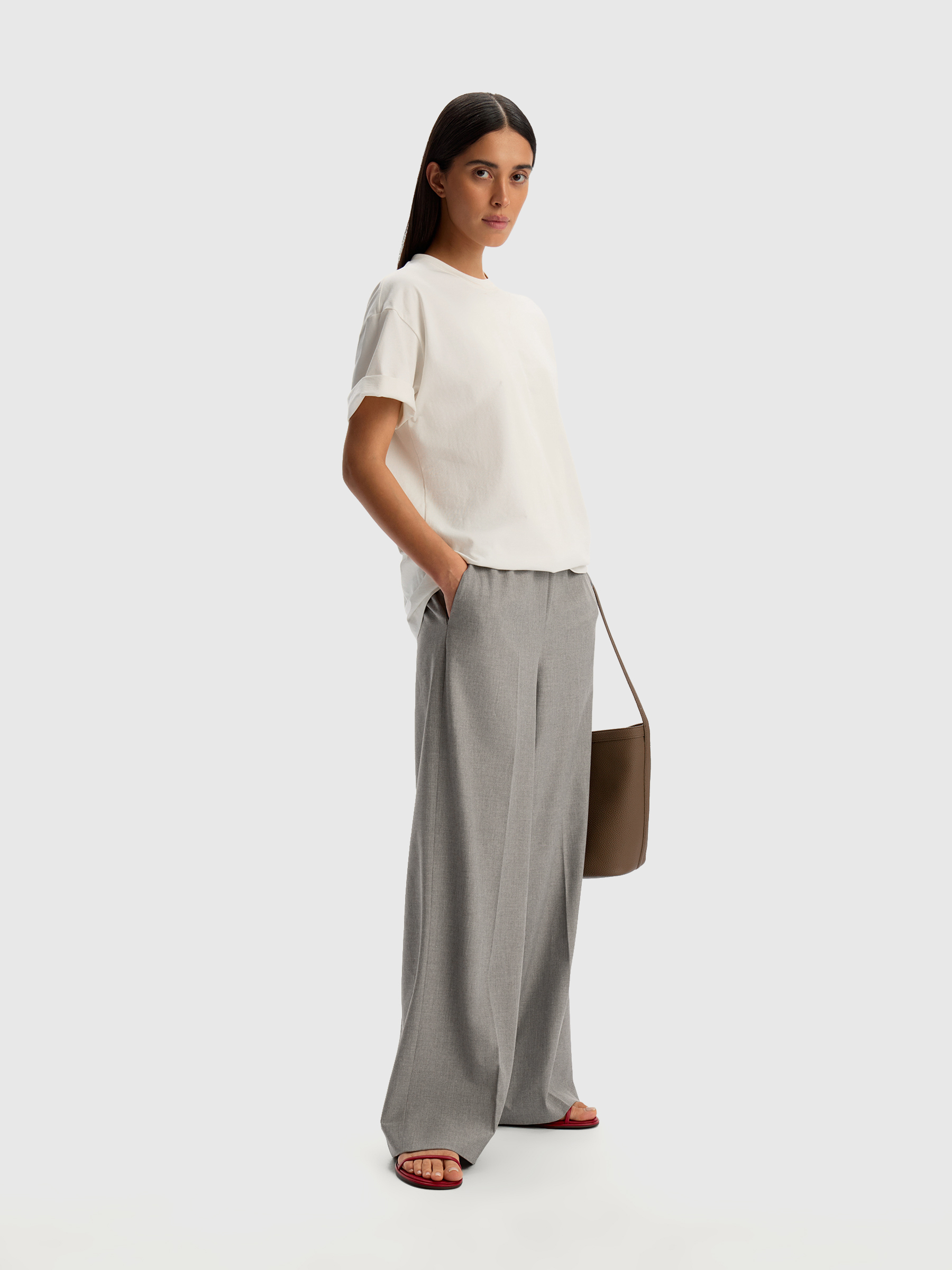 Брюки с эластичным поясом