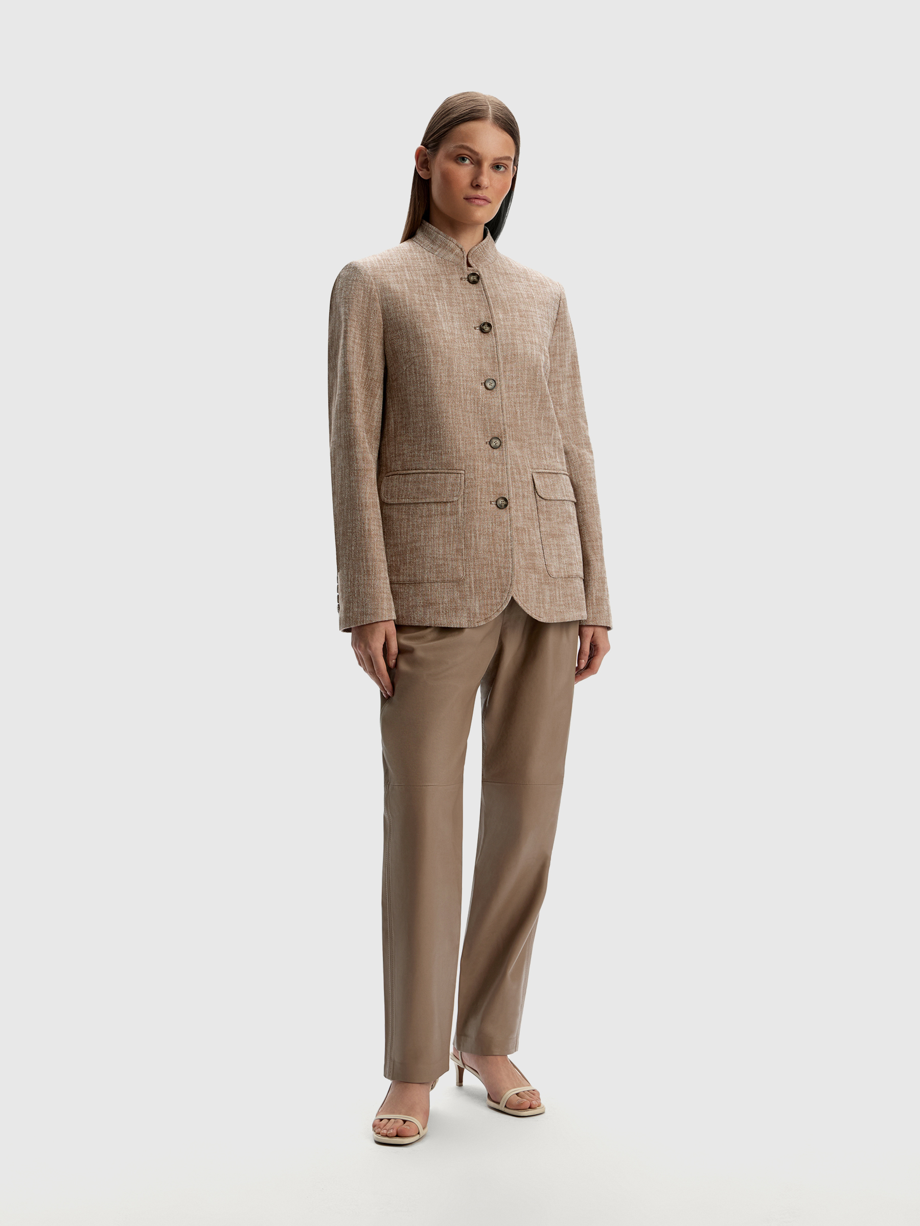 Брюки Gentle из кожи