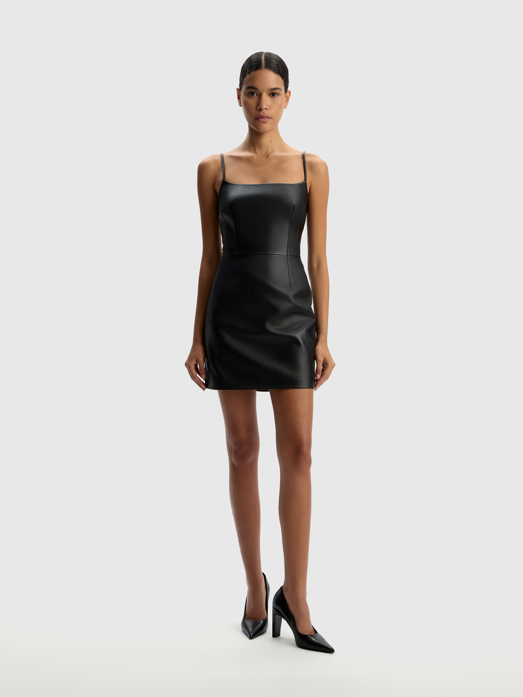 Платье Confidence из кожи