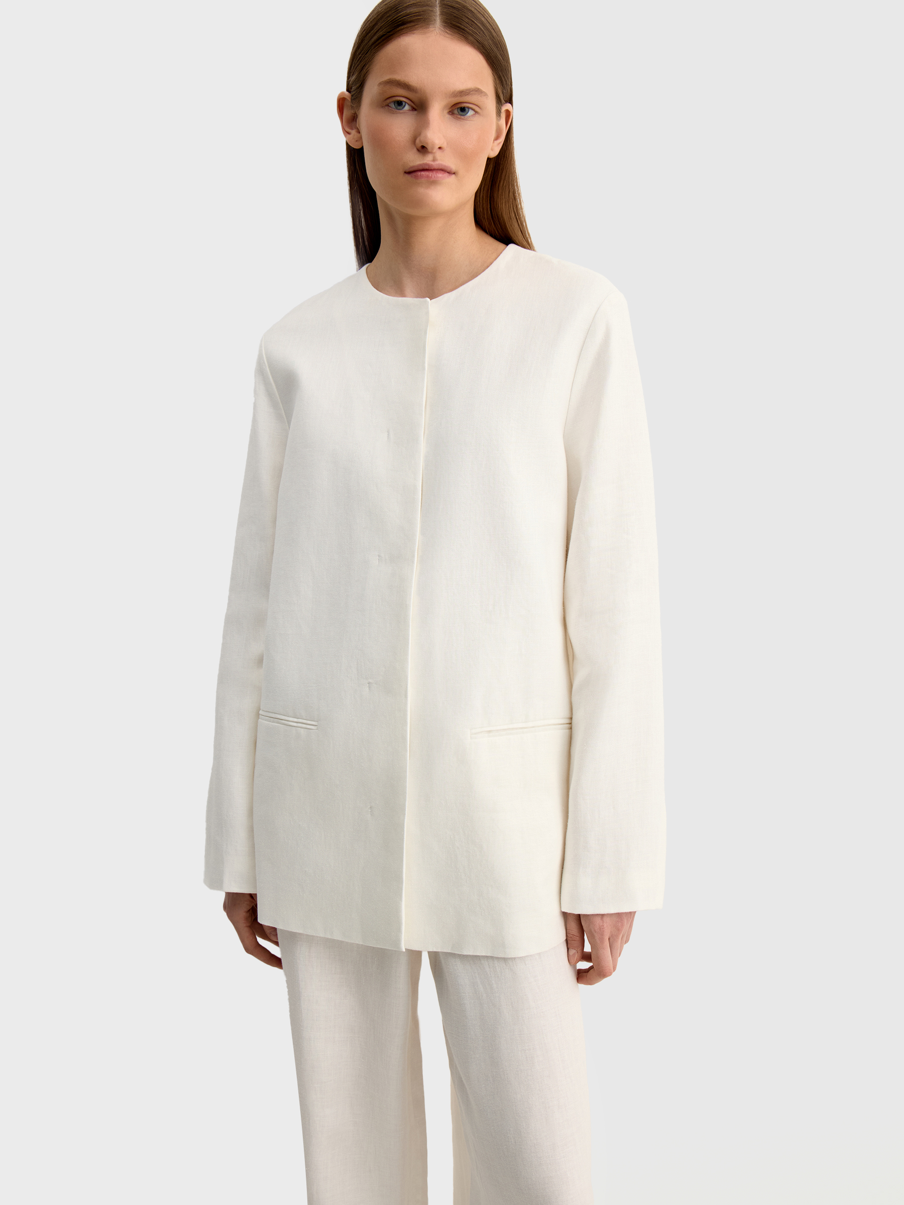 Жакет льняной