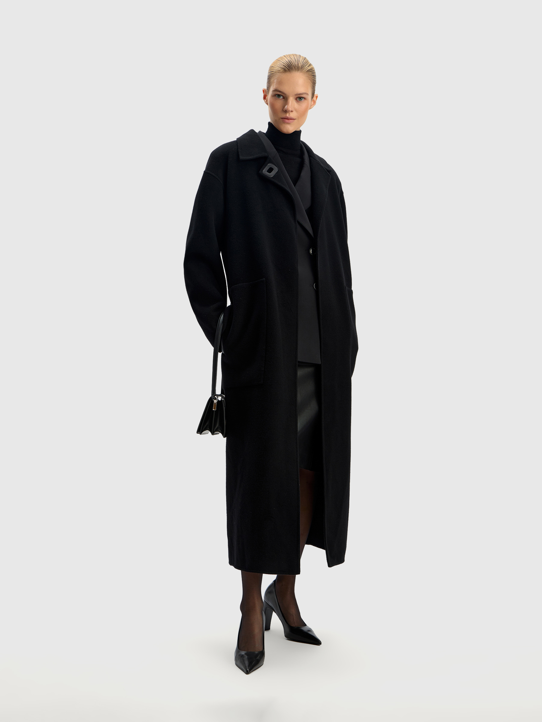 Пальто из шерсти и кашемира