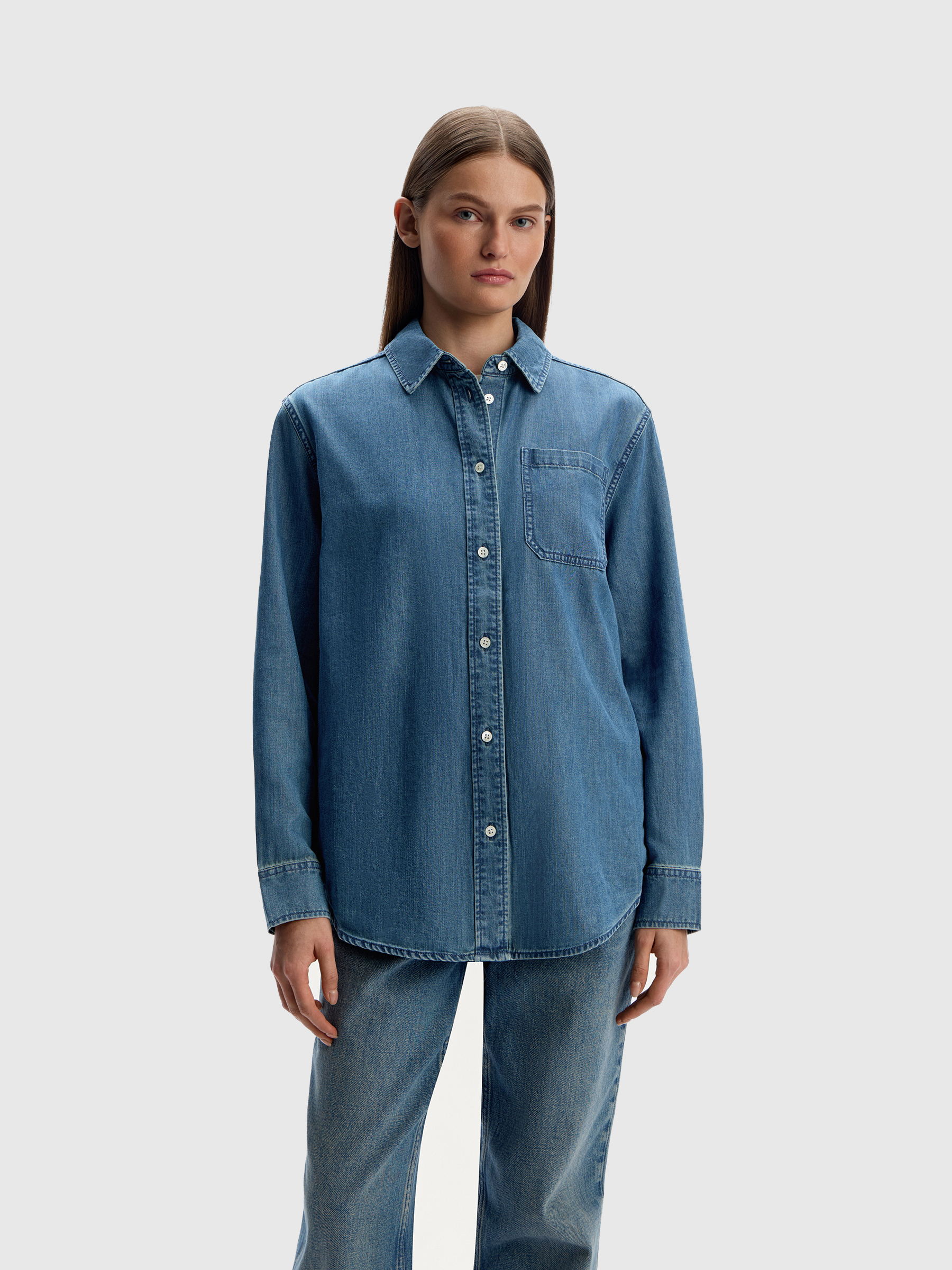 Рубашка из денима Light
